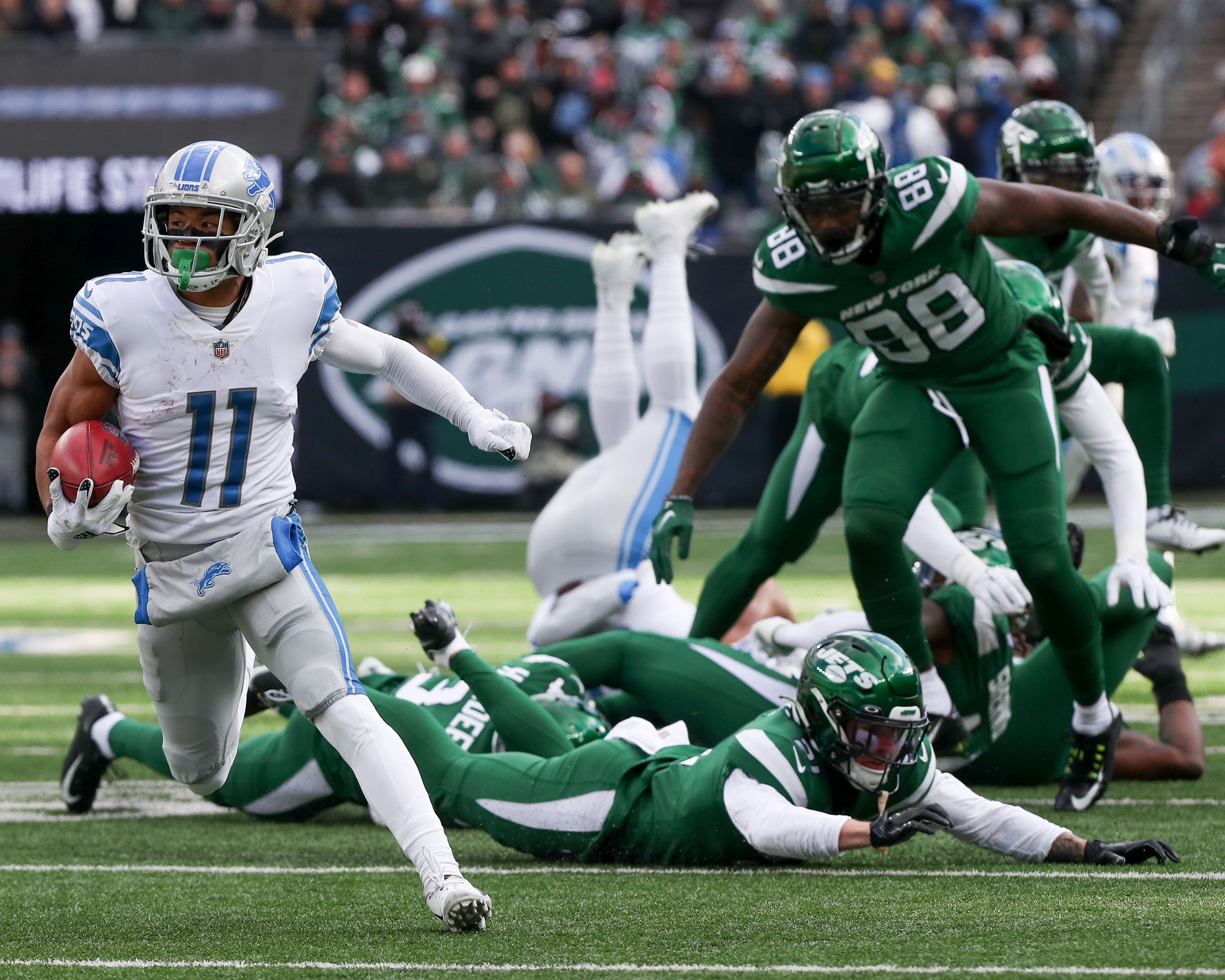 NY Jets photos vs. Detroit Lions at MetLife Stadium