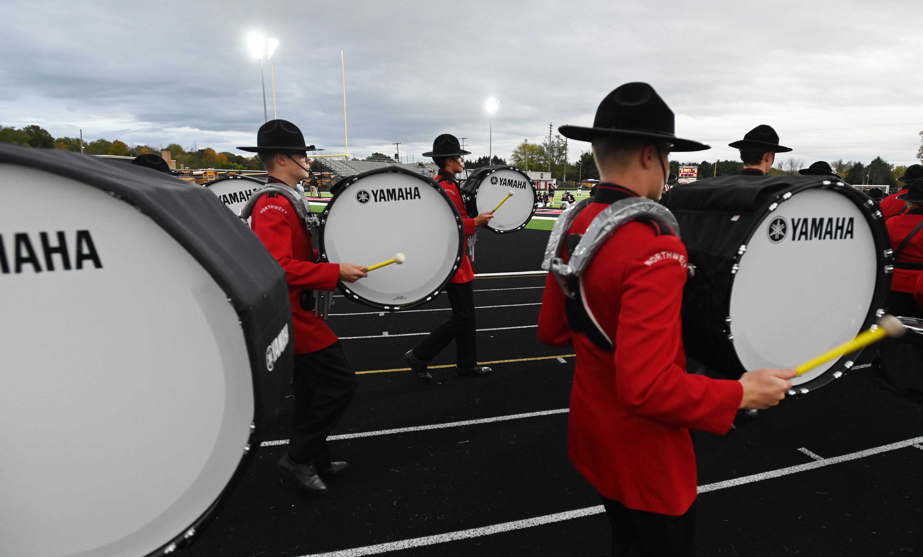 Crestview High School Big Red Machine Marching Band Preforms Halftime Show  Out of This World! RVLIFE 