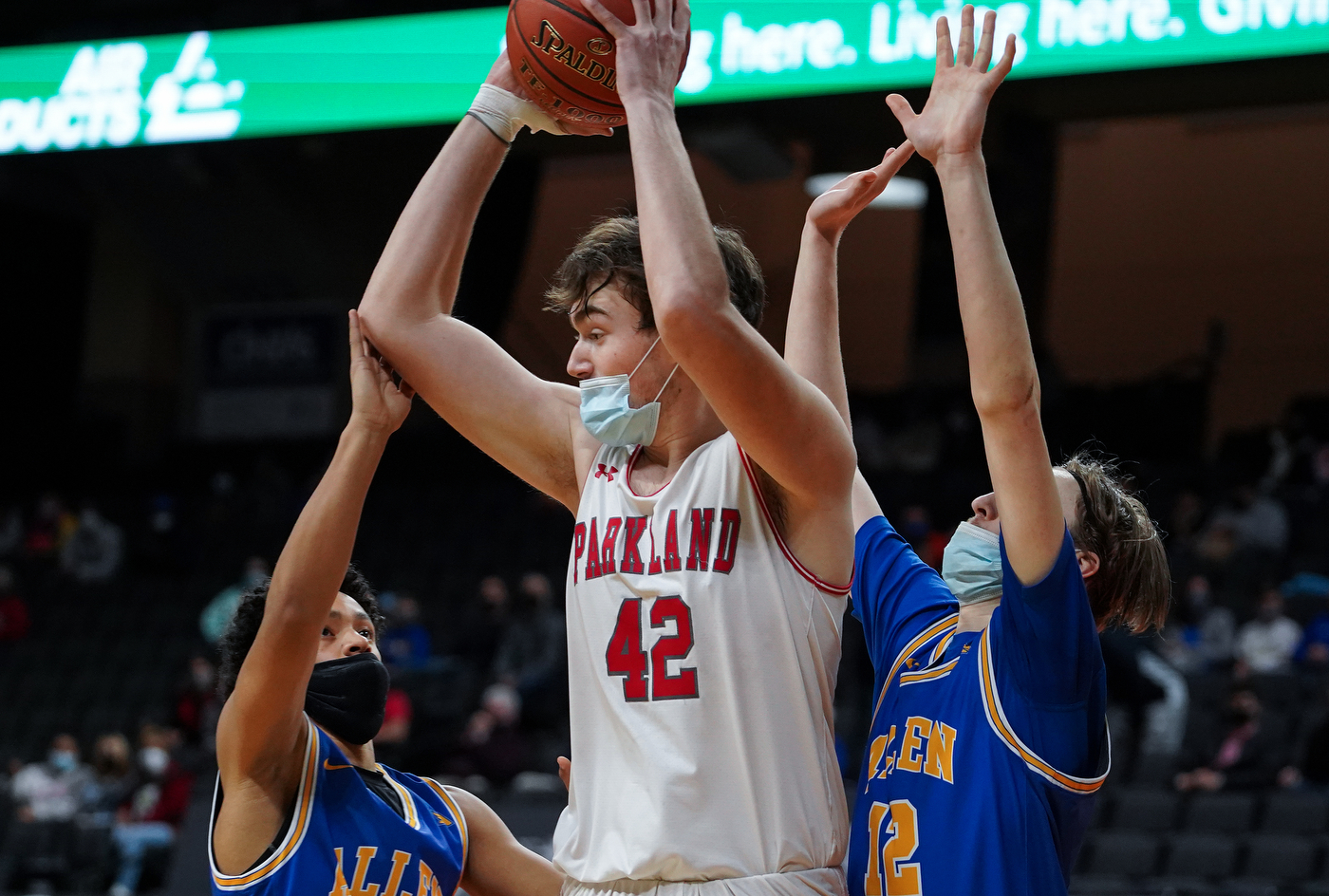 Parkland boys basketball plays Allen in 2021 District 11 Class 6A final ...