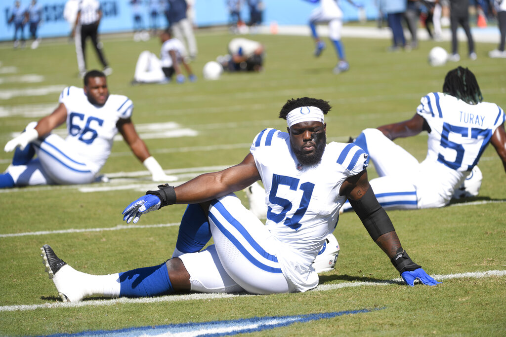 Indianapolis Colts' Kwity Paye fined for unnecessary roughness Week 3