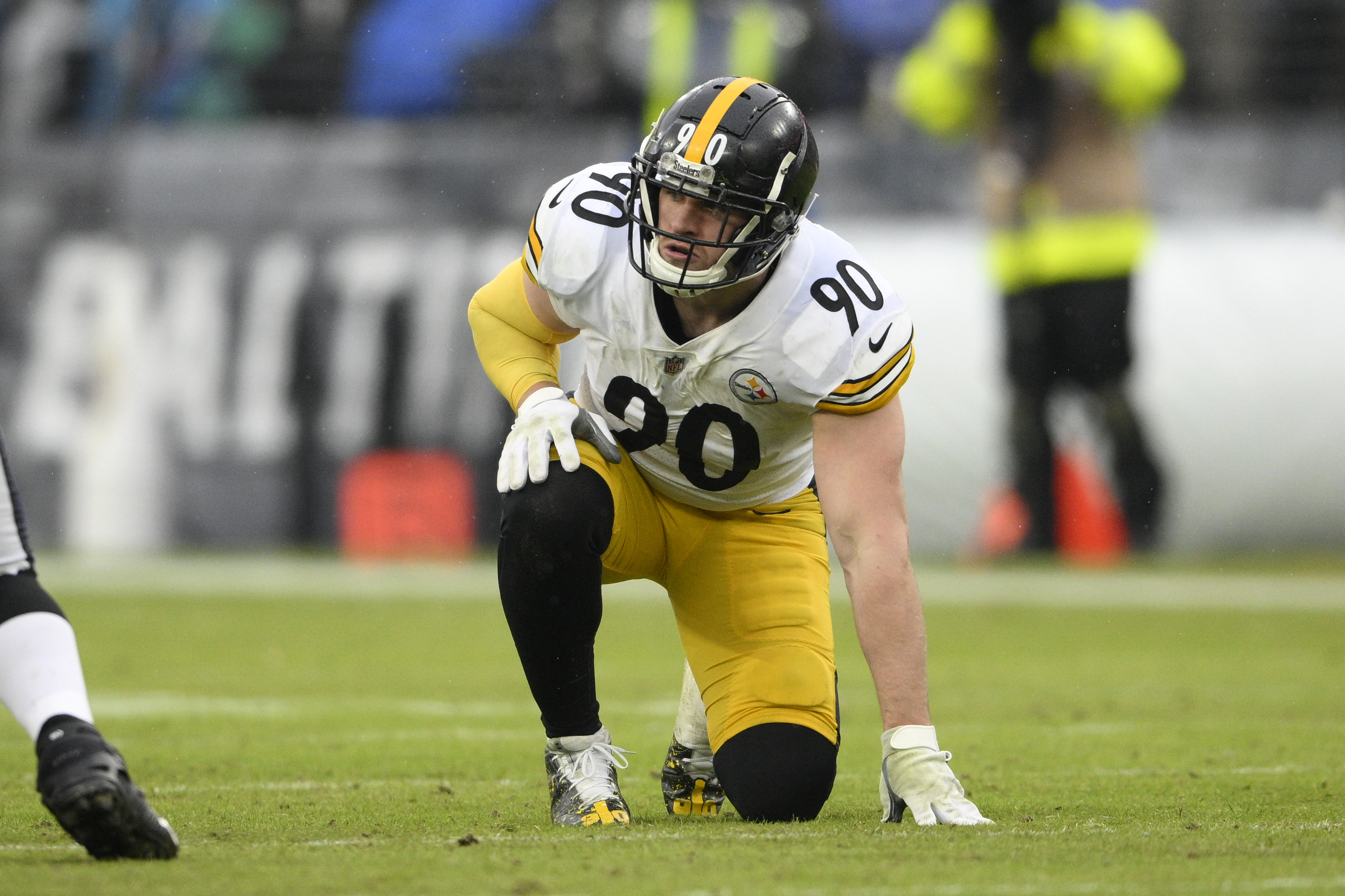 Pittsburgh Steelers outside linebacker T.J. Watt (90) sacks