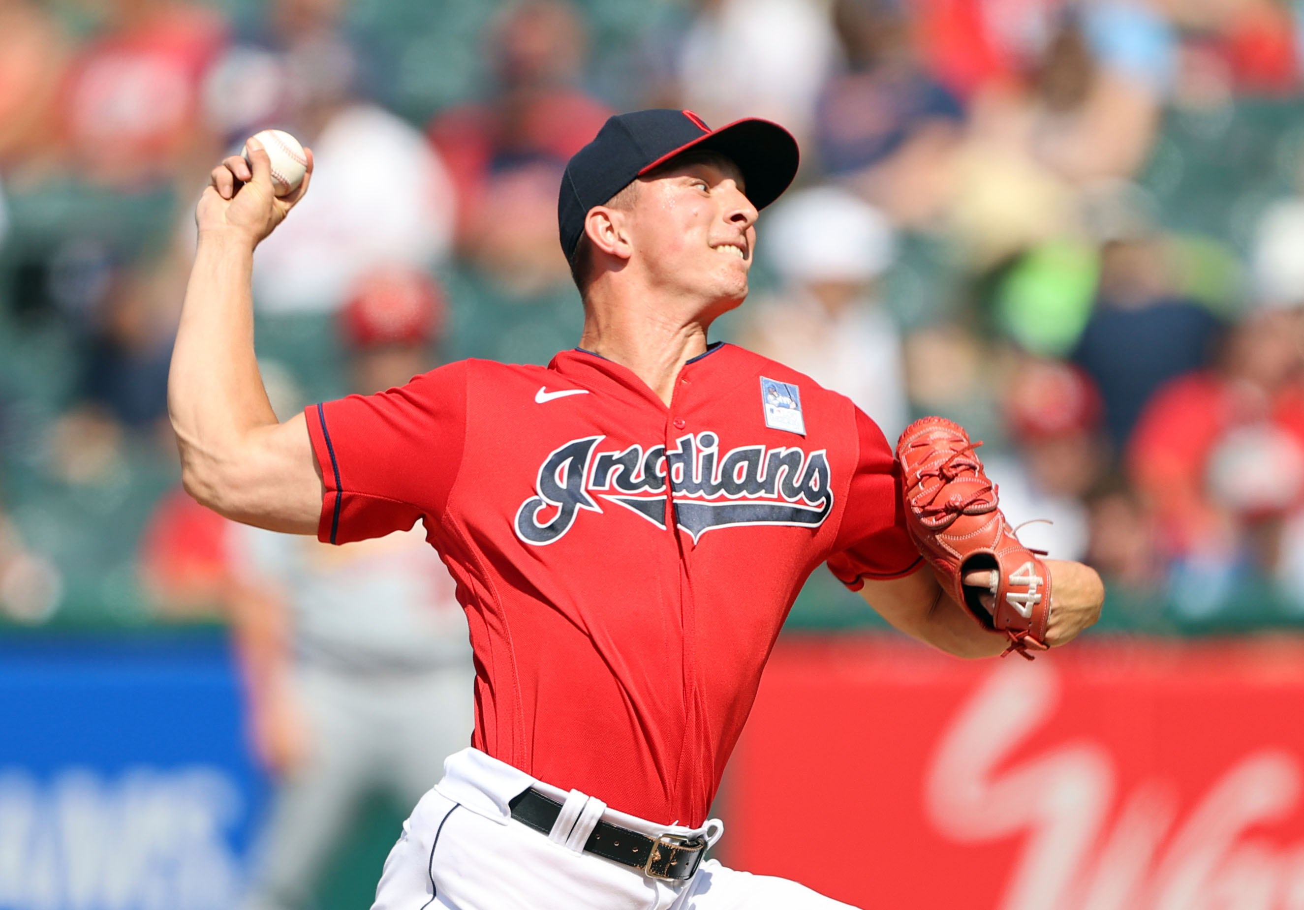 This is a 2021 photo of Andres Gimenez of the Cleveland Indians baseball  team. This image reflects the Cleveland Indians active roster as of  Saturday, Feb. 27, 2021 when this image was