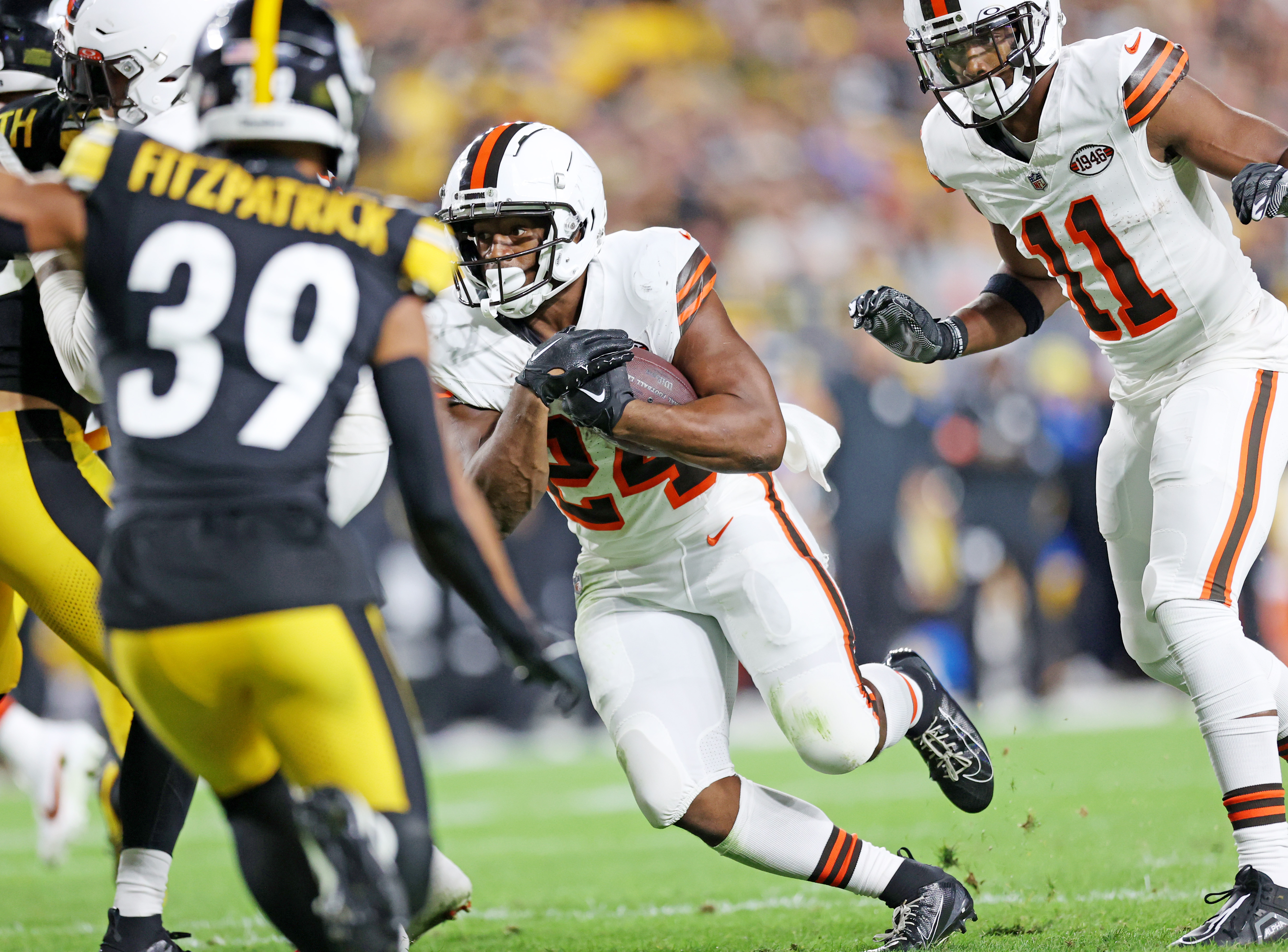 Chubb had successful MCL surgery, needs ACL repair