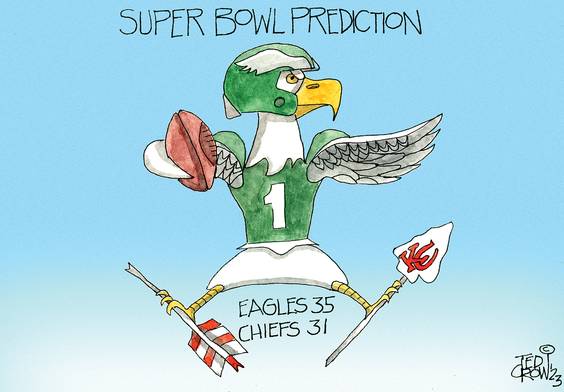 Kansas city Chiefs vs philadelphia eagles super bowl lvii matchup