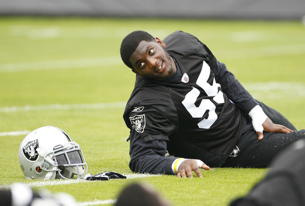 Oakland Raiders - Rolando McClain Game-Worn, Signed Jersey