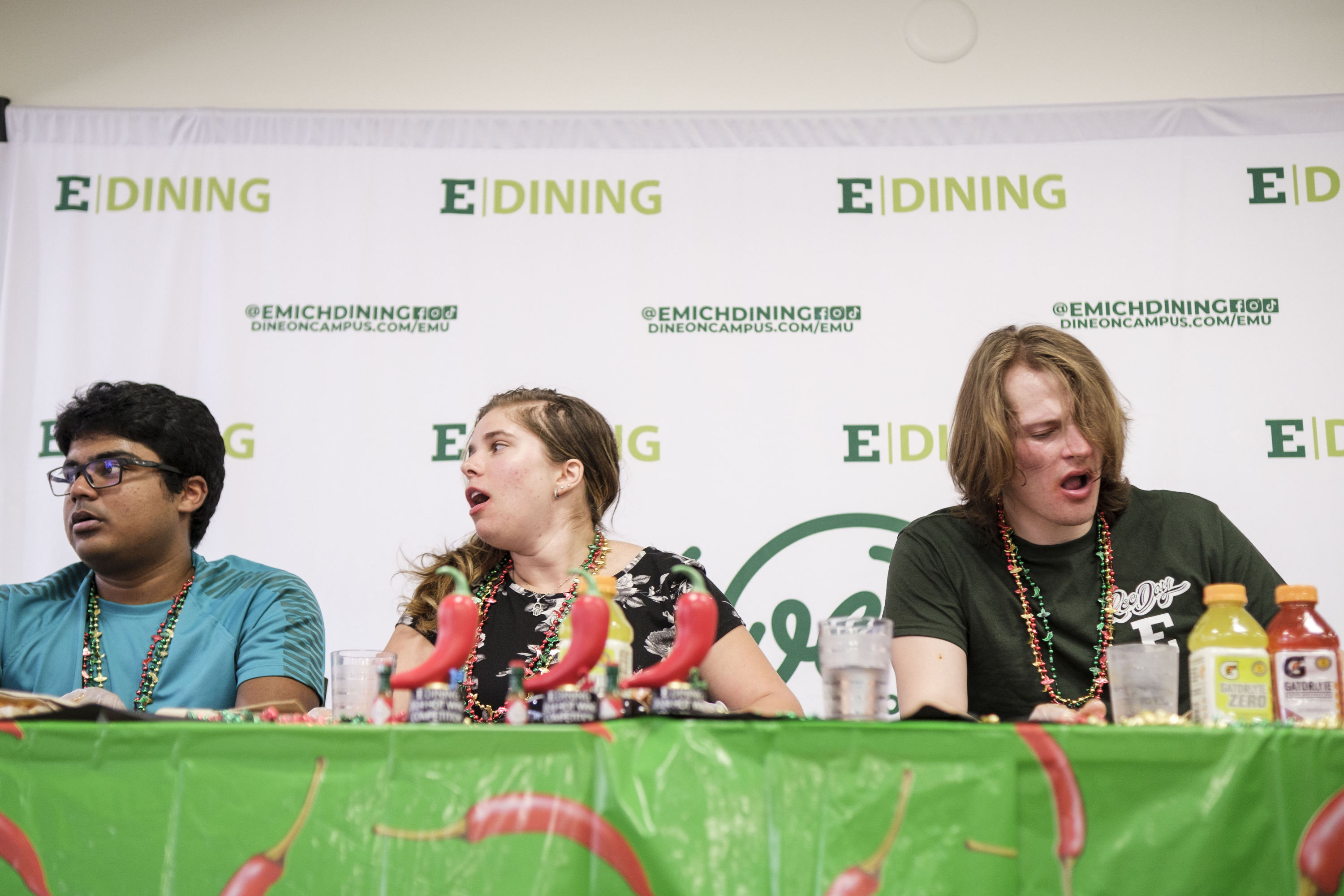 Hot Ones” style wing eating contest held for charity on EMU campus -  mlive.com