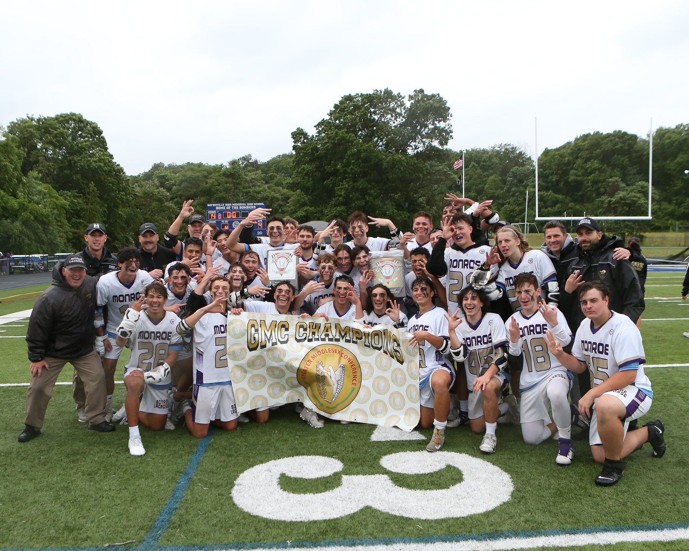 Boys Lacrosse Monroe vs Old Bridge in the GMC final.