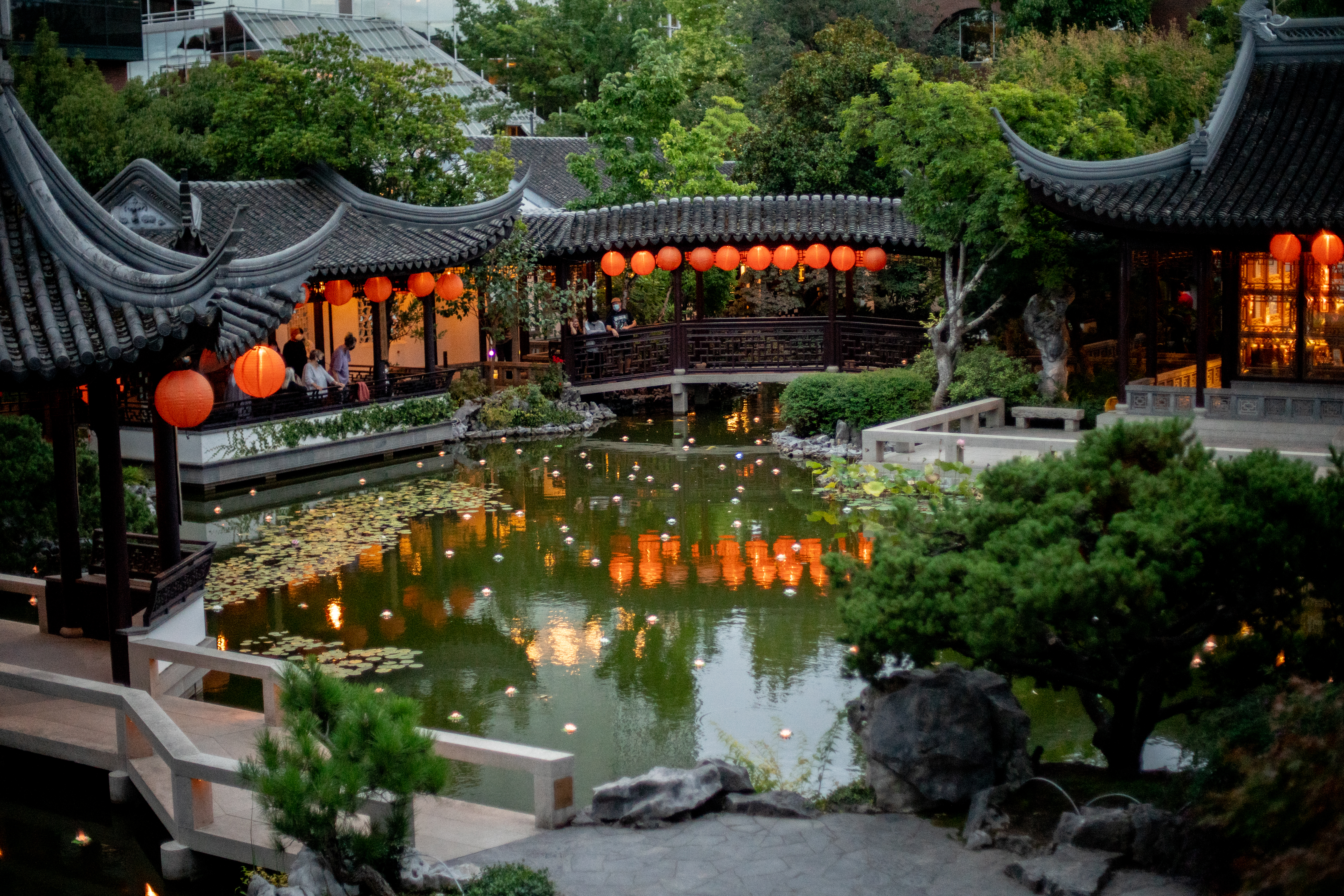 Chinese garden lantern clearance festival