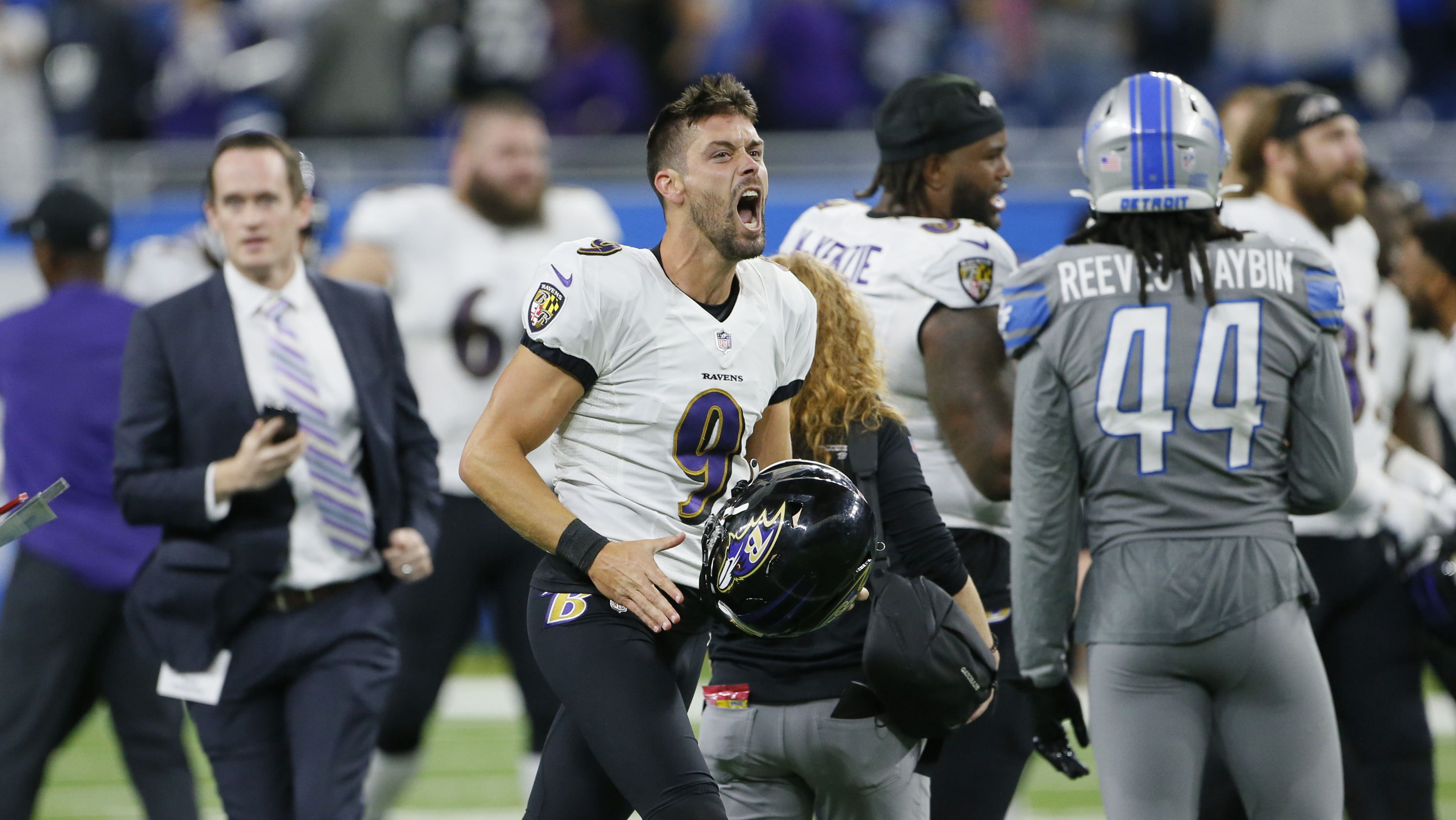 Baltimore Ravens at Cleveland Browns, Monday Night Football, Week 14,  FirstEnergy Stadium, Justin Tucker, Field Goal