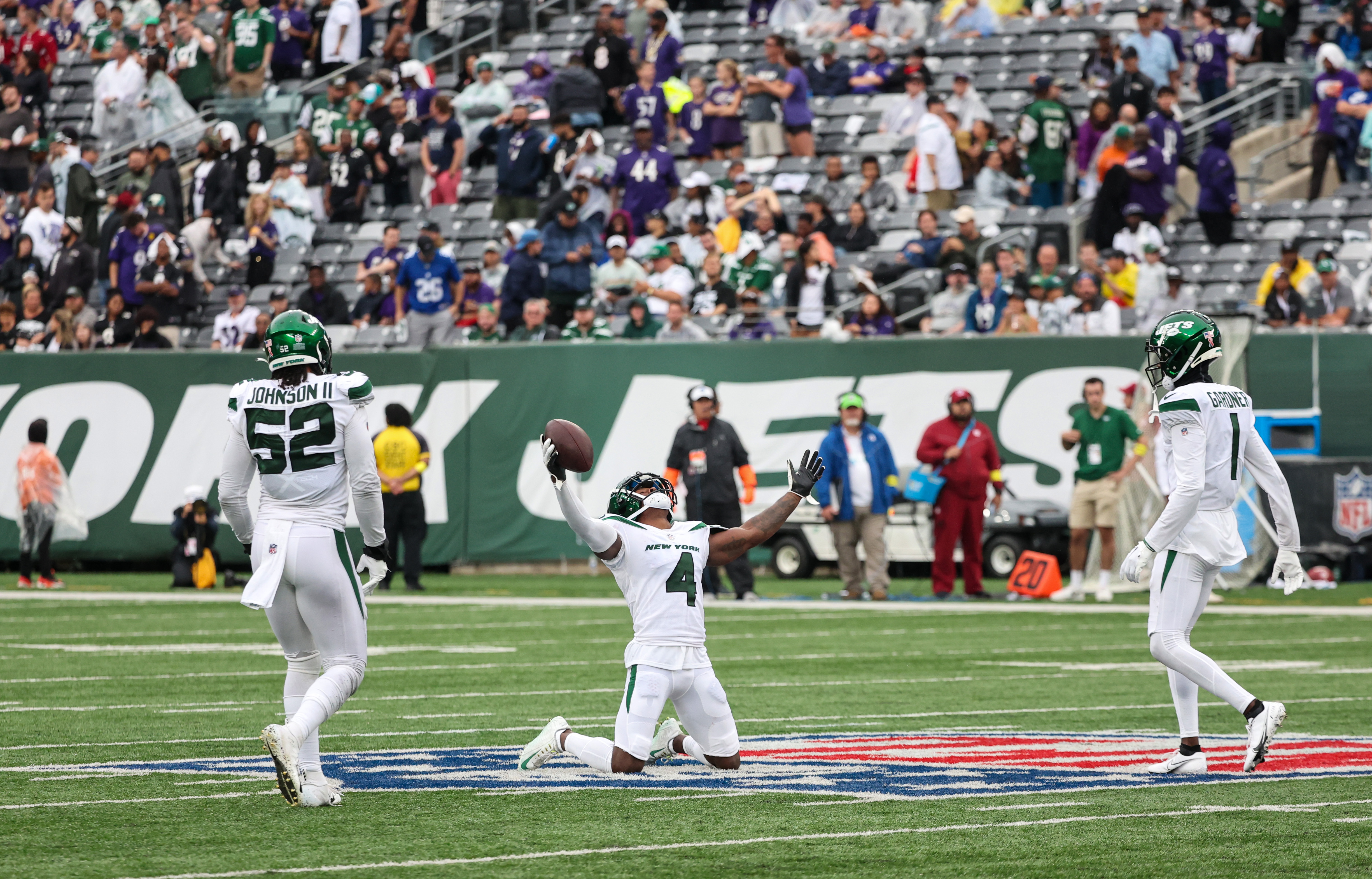 September 26, 2022, East Rutherford, New Jersey, USA: New York Jets  cornerback Sauce Gardner