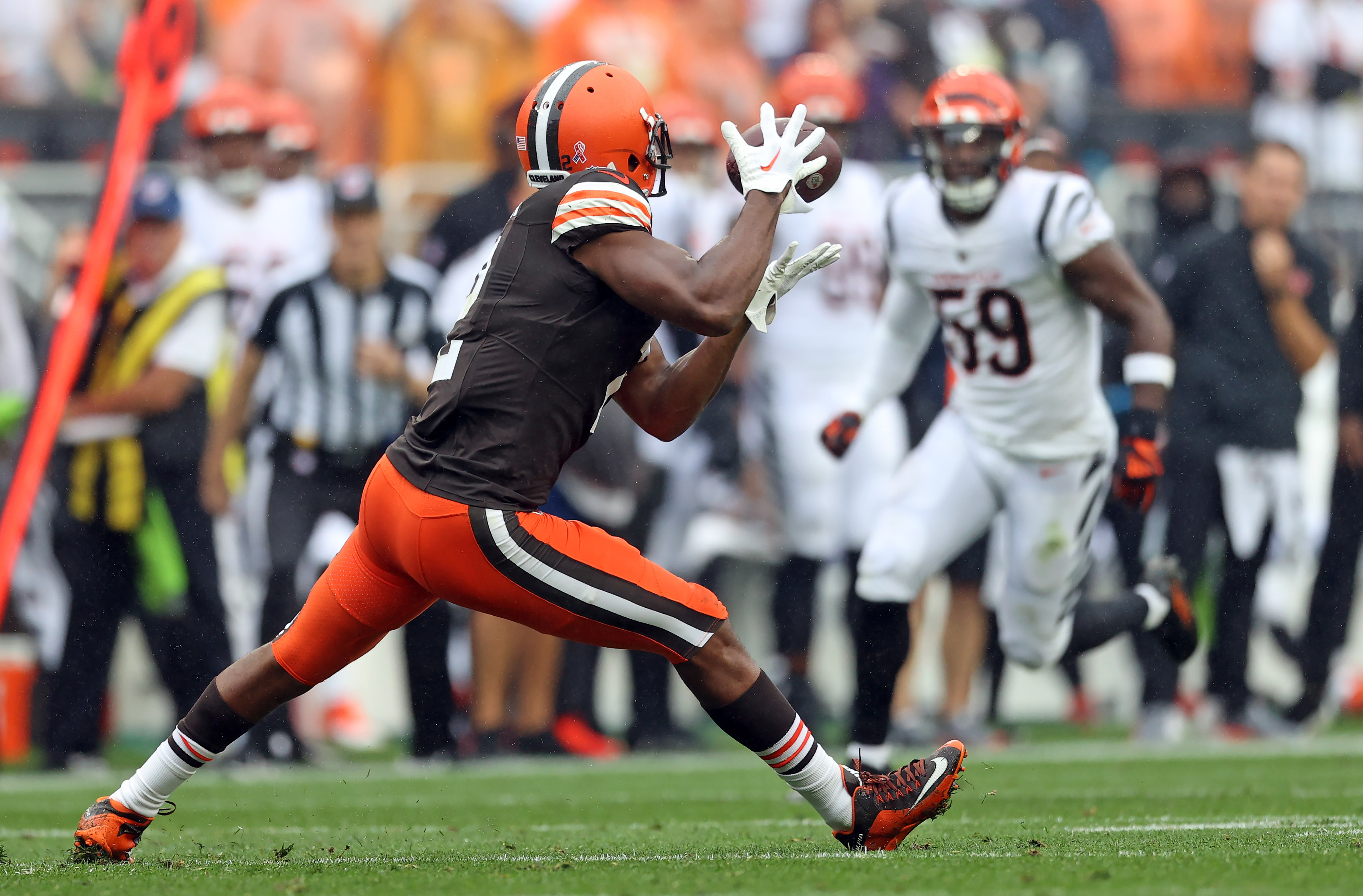 Browns WR Amari Cooper active for game against Bengals