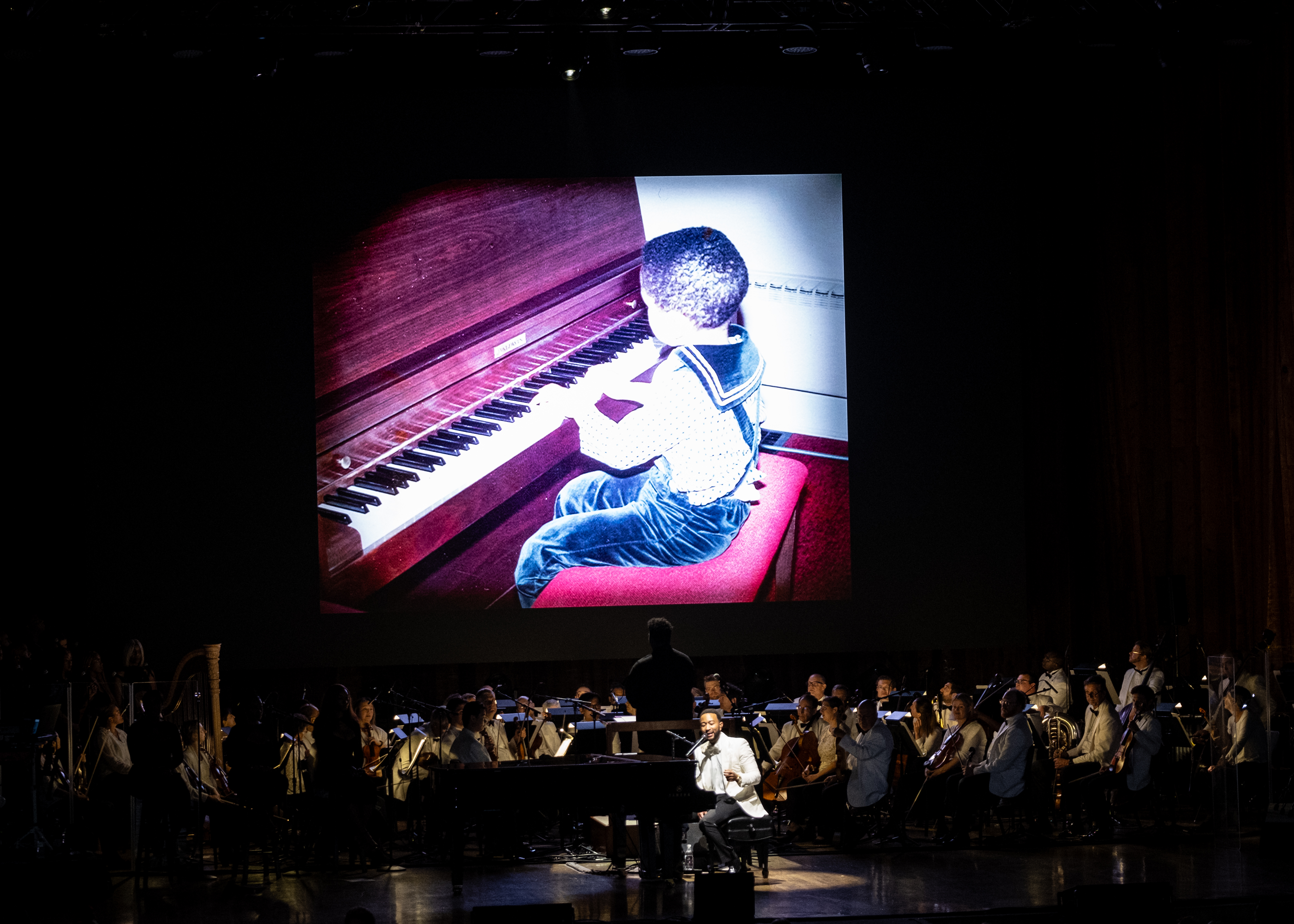 John Legend with the Cleveland Orchestra at Blossom Music Center
