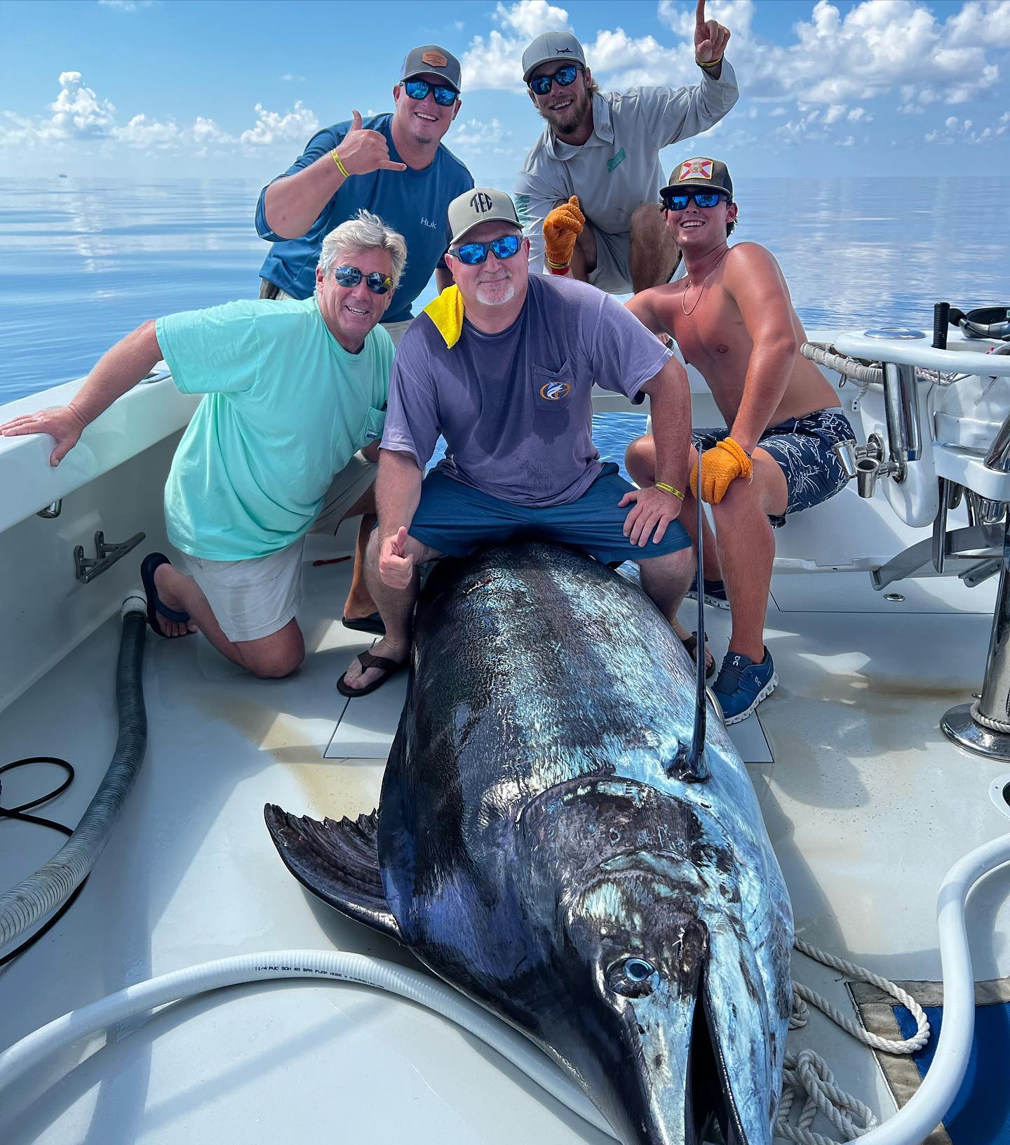 Record setting, 776-pound blue marlin caught in Orange Beach tournament:  'Looked like a dinosaur' 