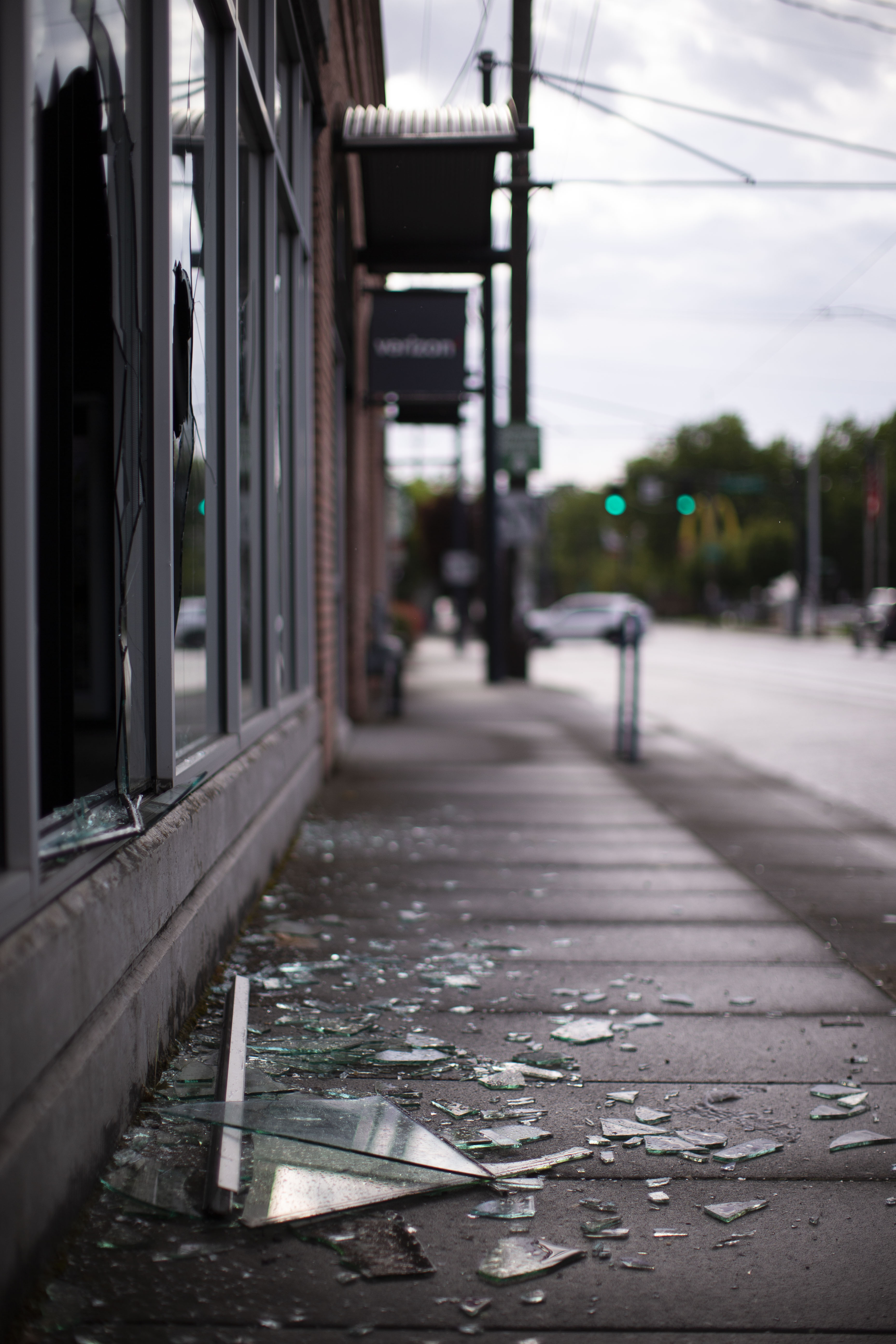 Aftermath of protests in Portland over death of George Floyd ...