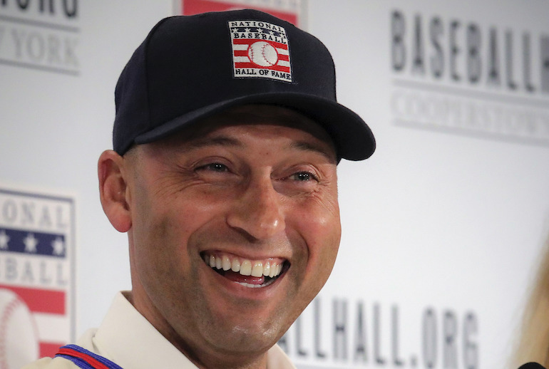 Derek Jeter nearly unanimously voted into Baseball Hall of Fame