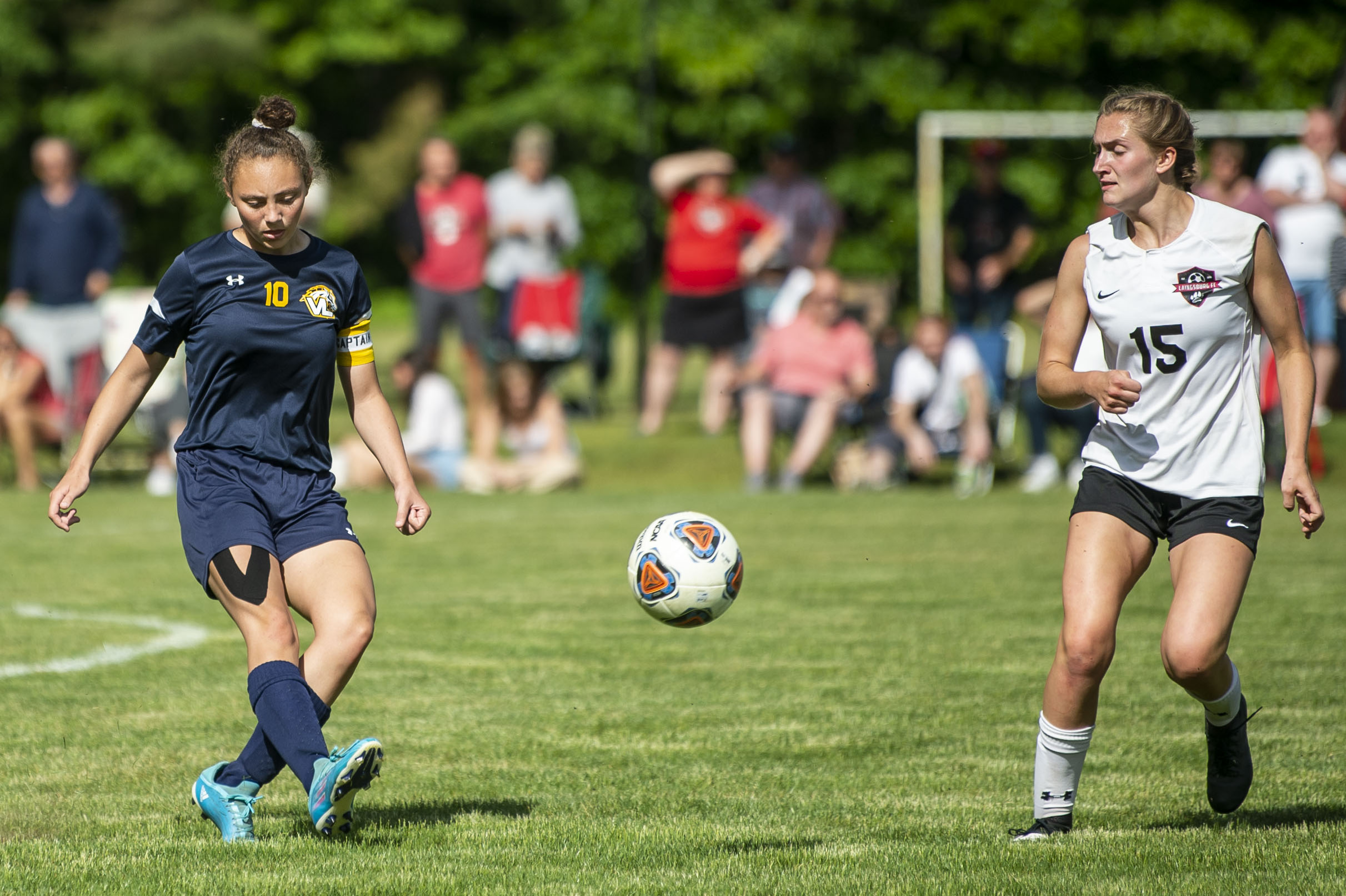 Laingsburg girls soccer defeats Valley Lutheran regional semifinal