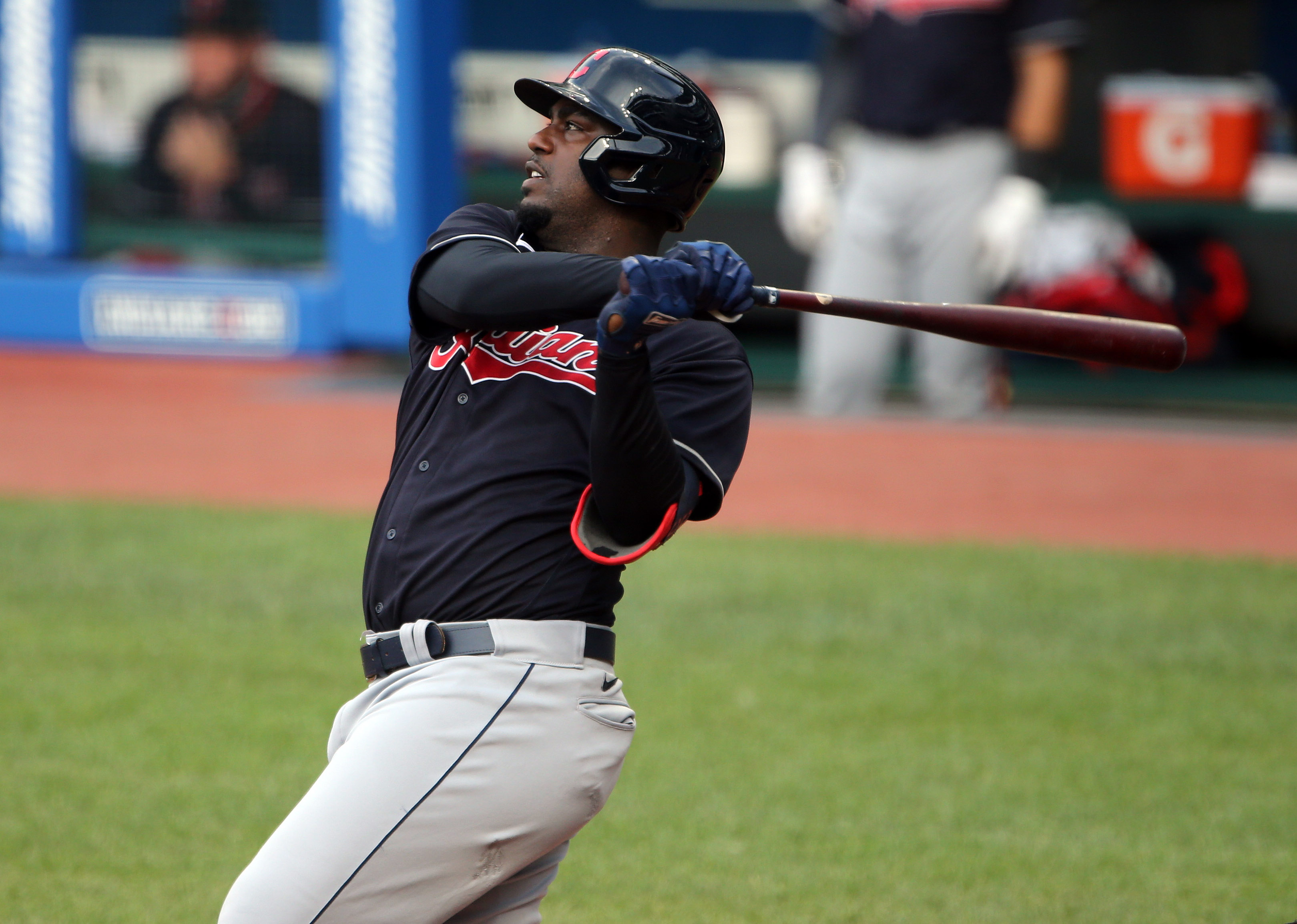 OUT OF THE STADIUM! Franmil Reyes launches INSANE homer out of Indian's  park! 