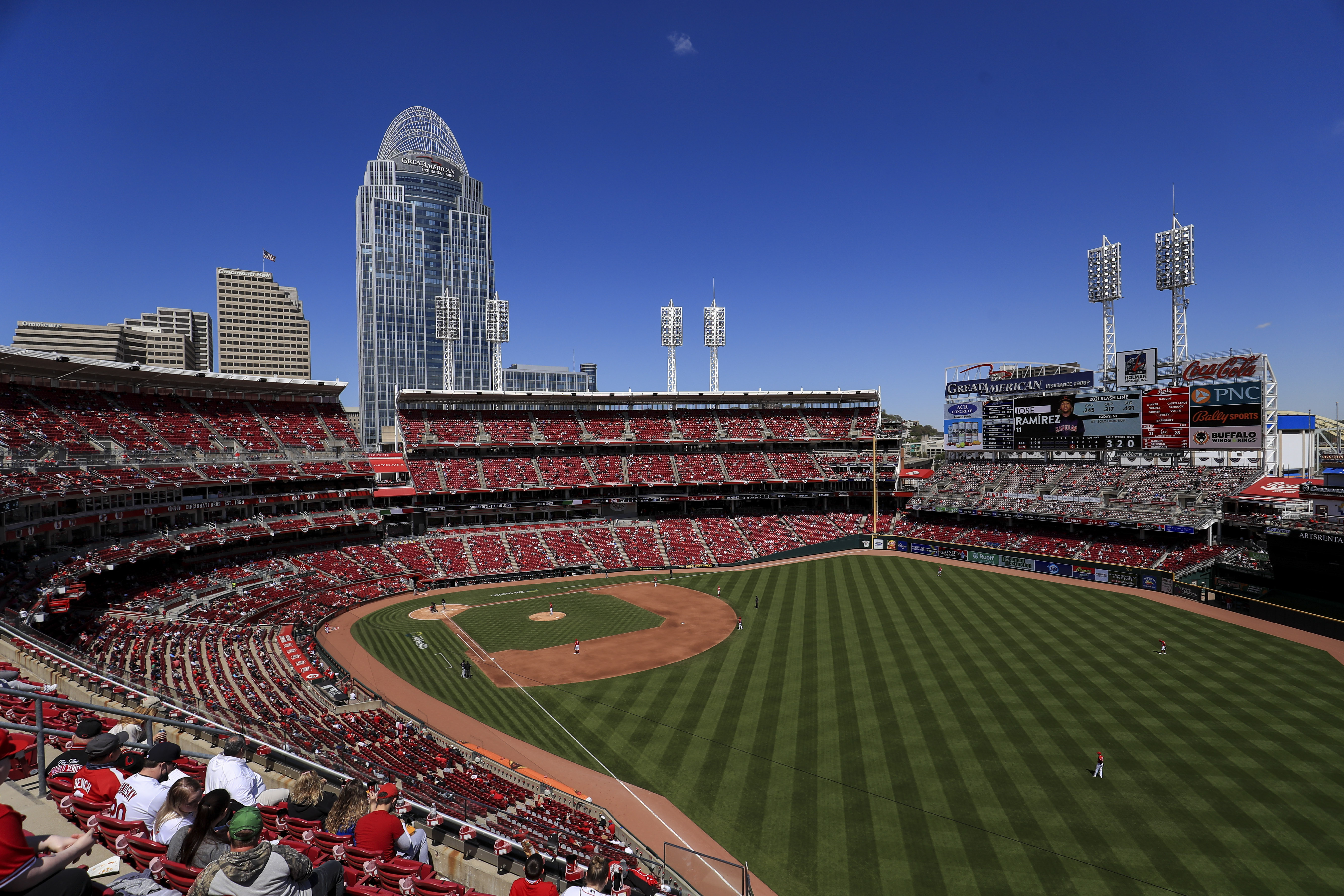 Cleveland Indians vs. Cincinnati Reds, April 18, 2021 - cleveland.com