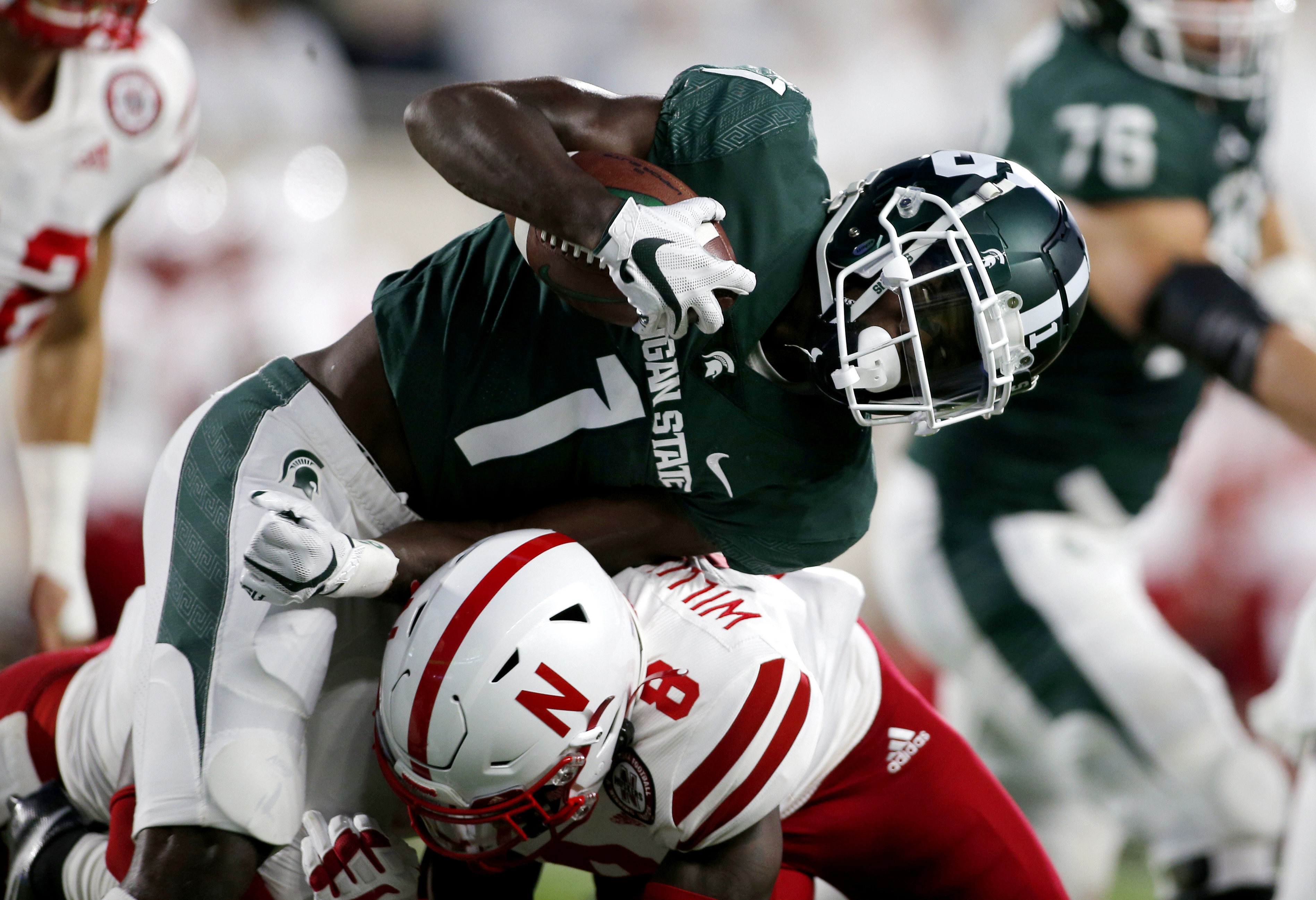 Michigan State Spartans' Jalen Nailor takes fast track to end zone against  Indiana Hoosiers