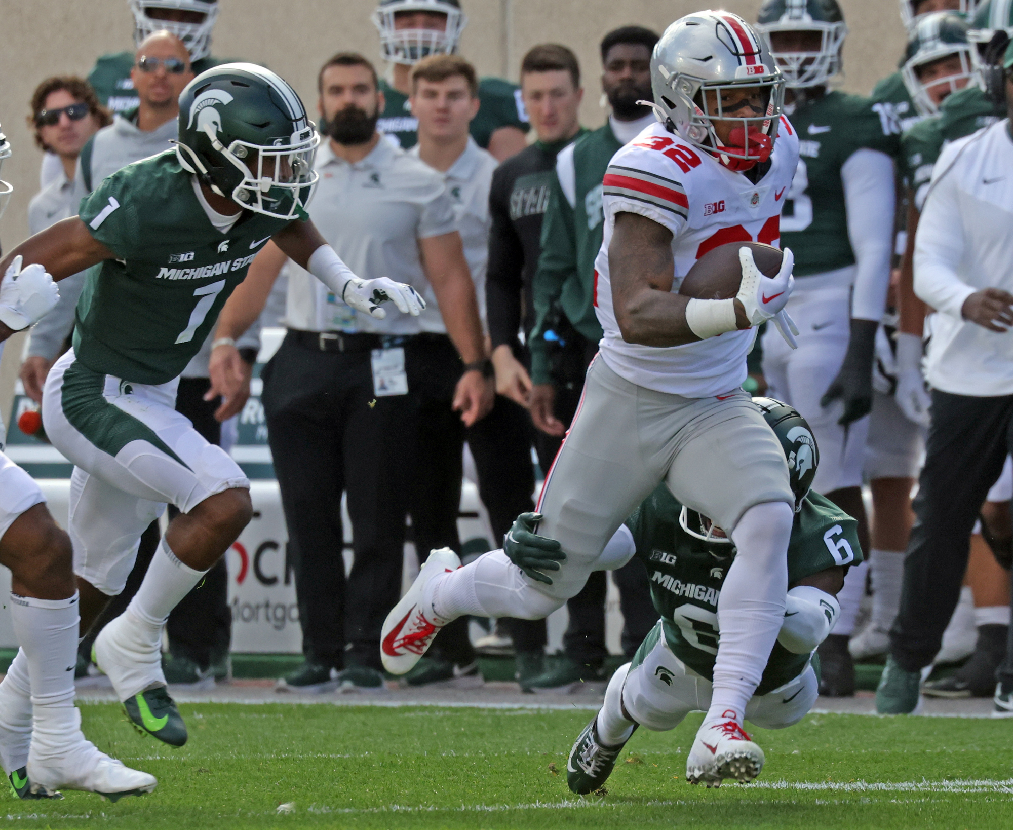 Kamryn Babb finally scores for Ohio State, Ohio State Buckeyes football, A special moment for Kamryn Babb and Ohio State Football 