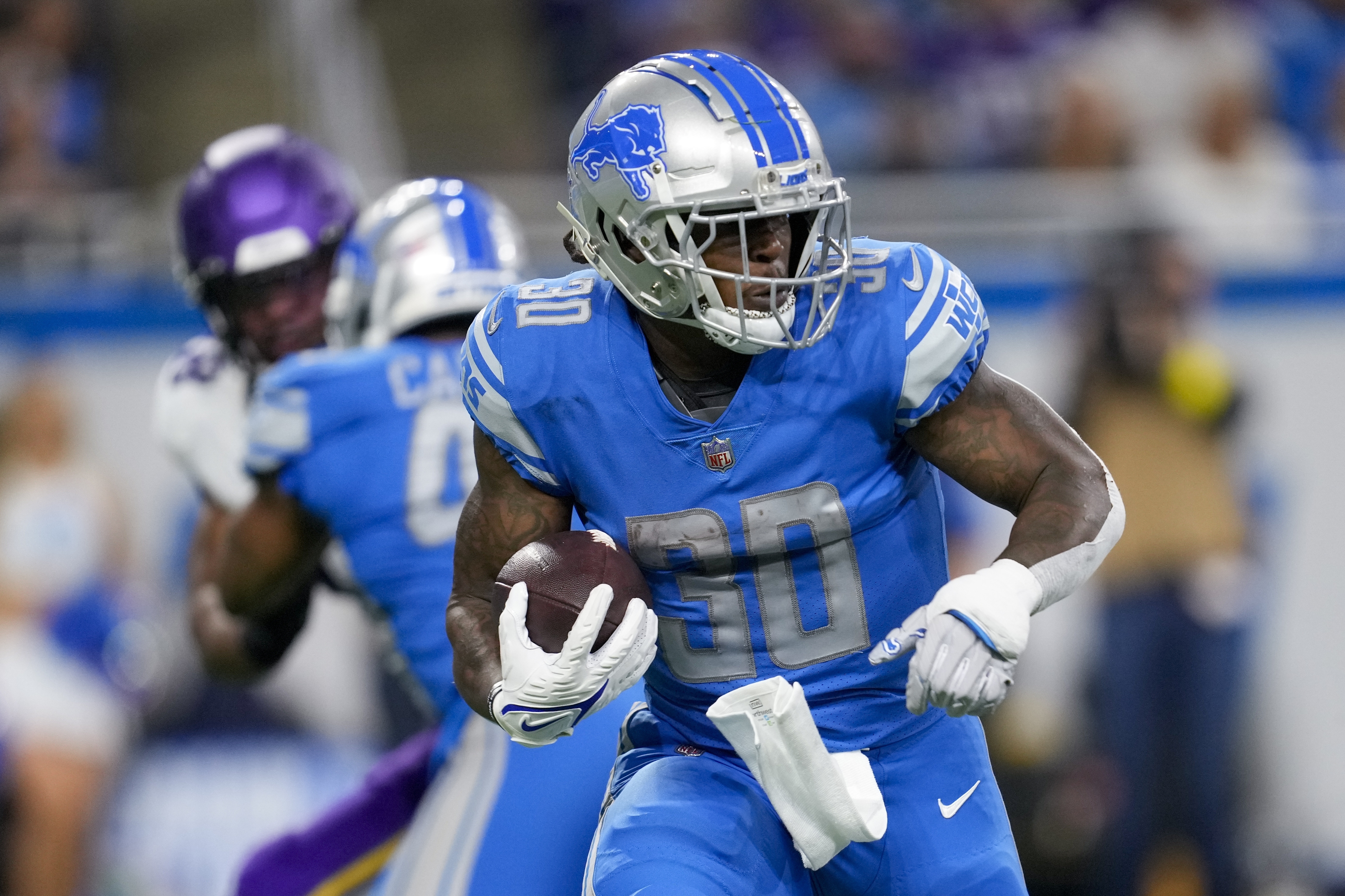 The Lions are rolling, but their once-mighty running game is in