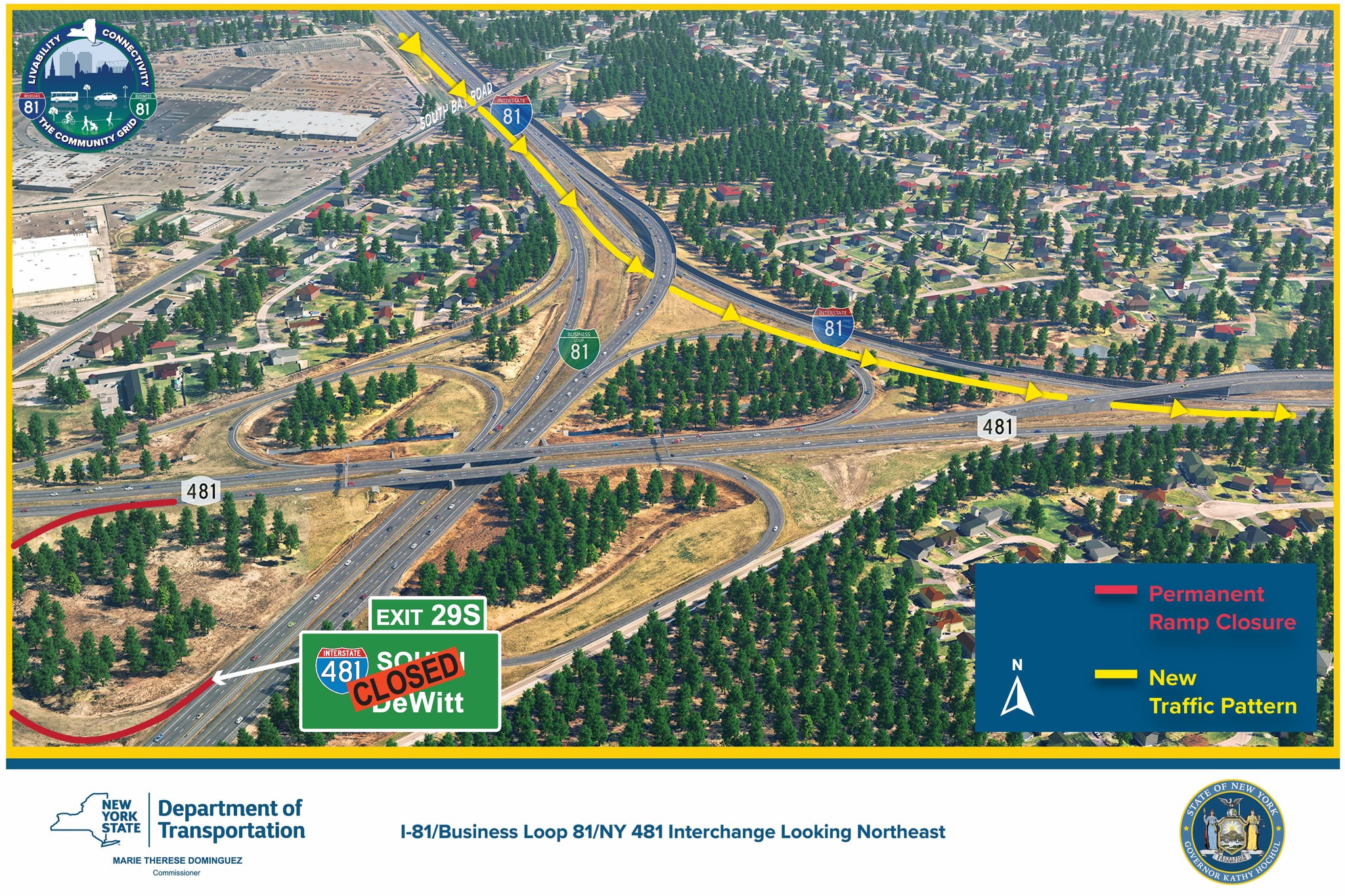 New I-81 ramp to I-481 in Cicero to open Tuesday - syracuse.com