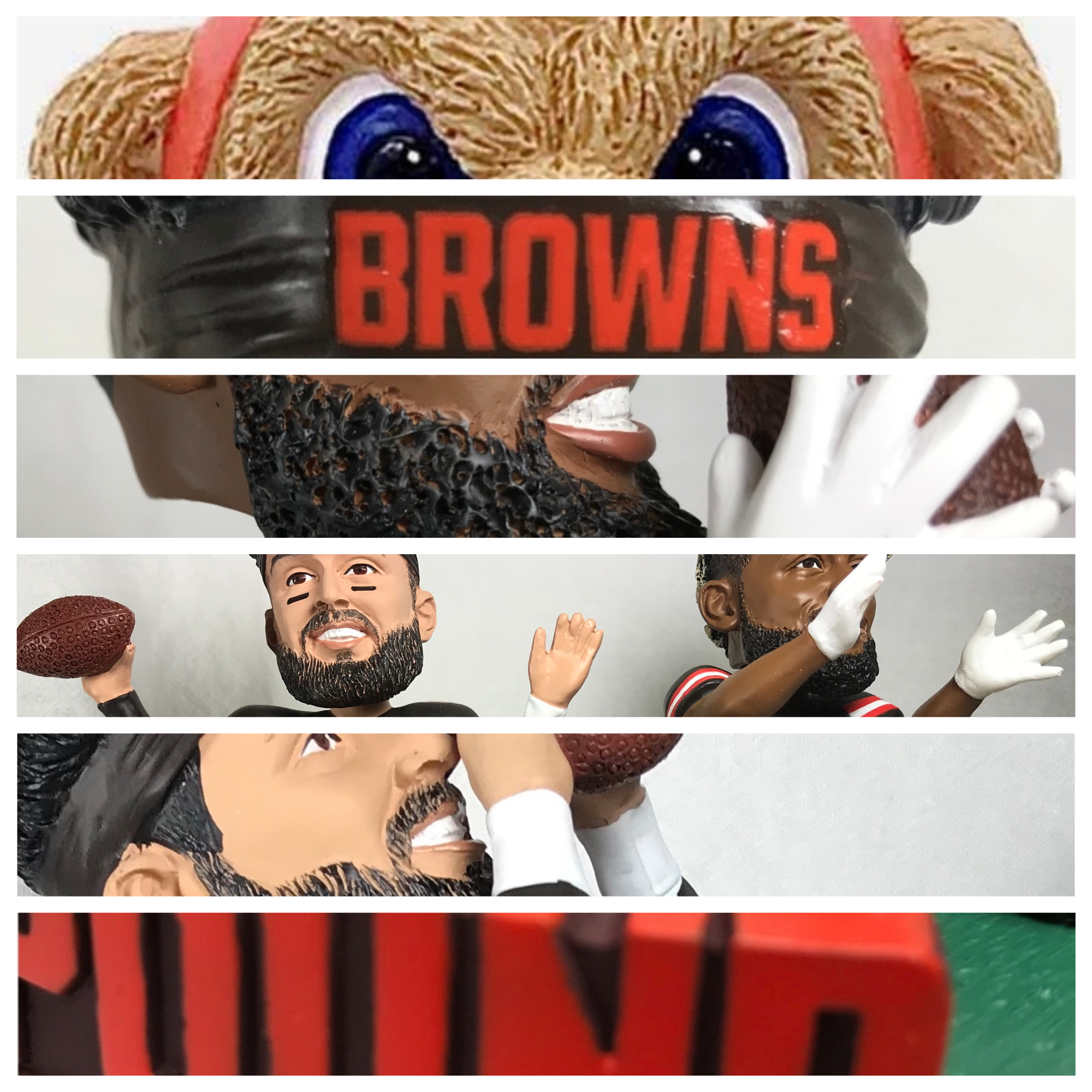 Brownie Elf Cleveland Browns Dawg Pound Series Bobblehead NFL