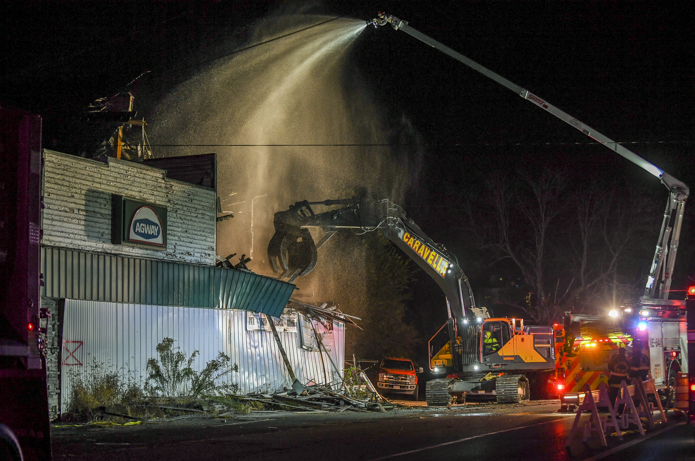 Old Agway building in Phillipsburg is torn down