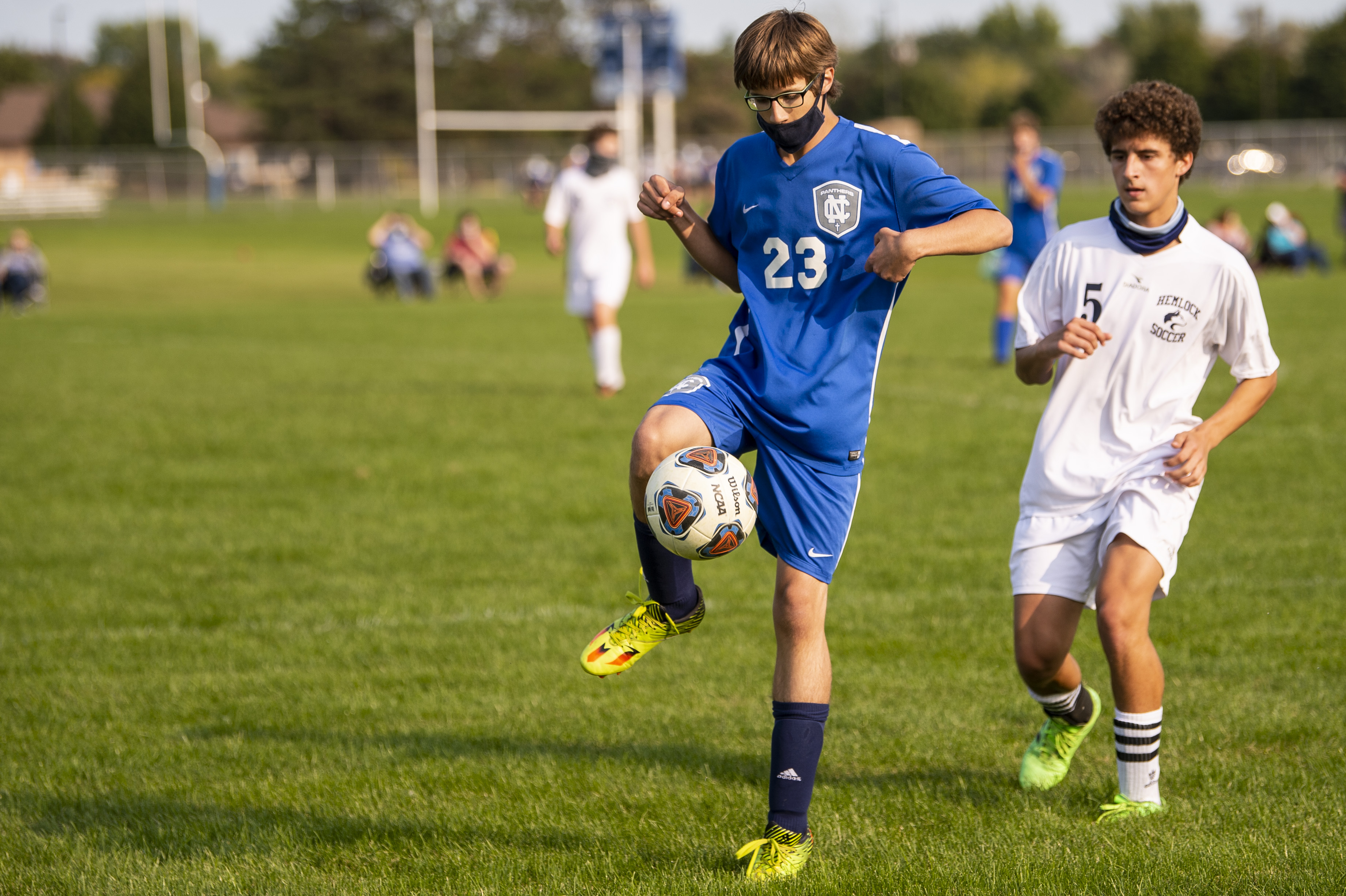 Nouvel boys soccer hosts Hemlock - mlive.com