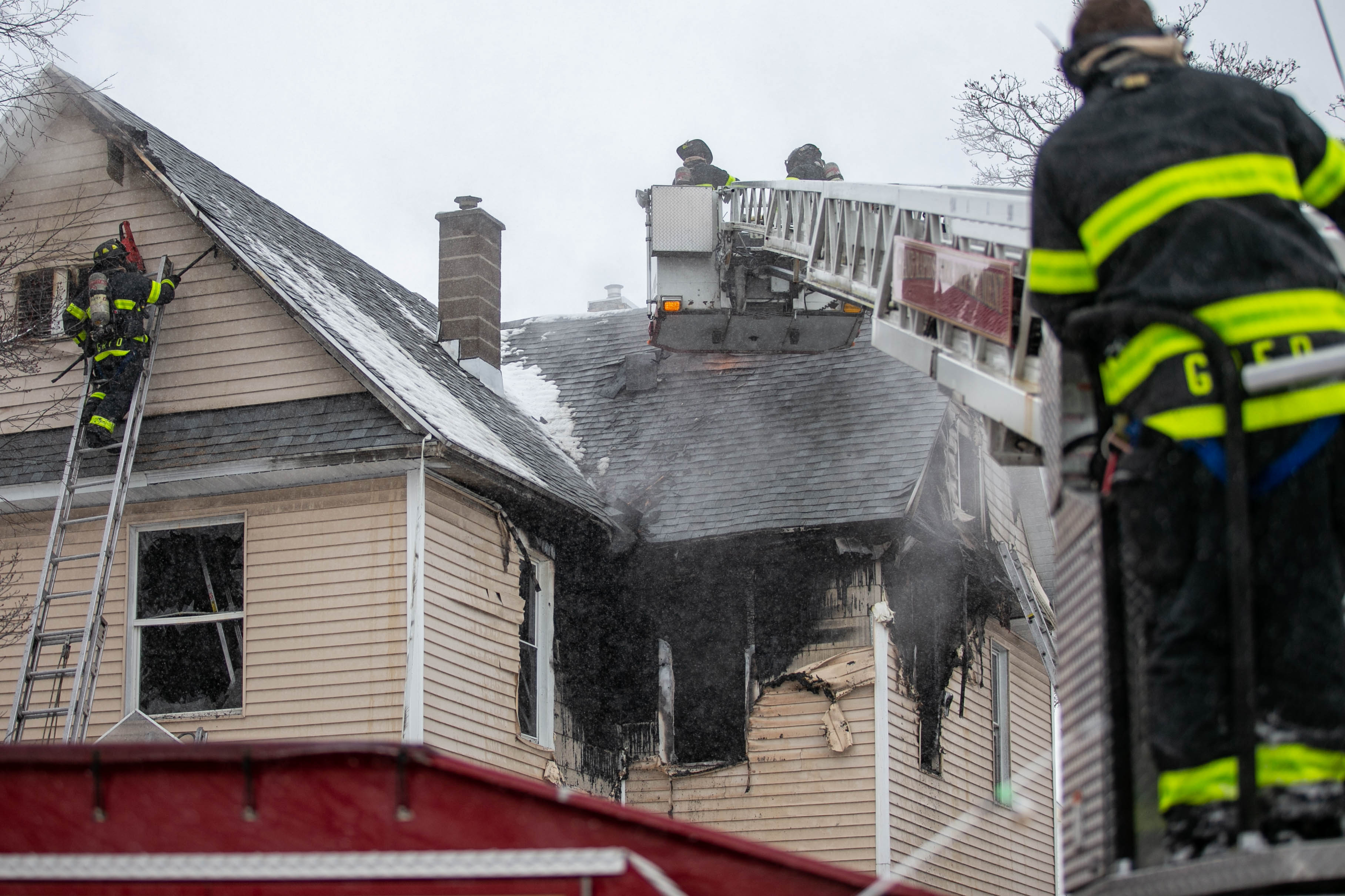 Grand Rapids fire department battles fire at Third Street home - mlive.com