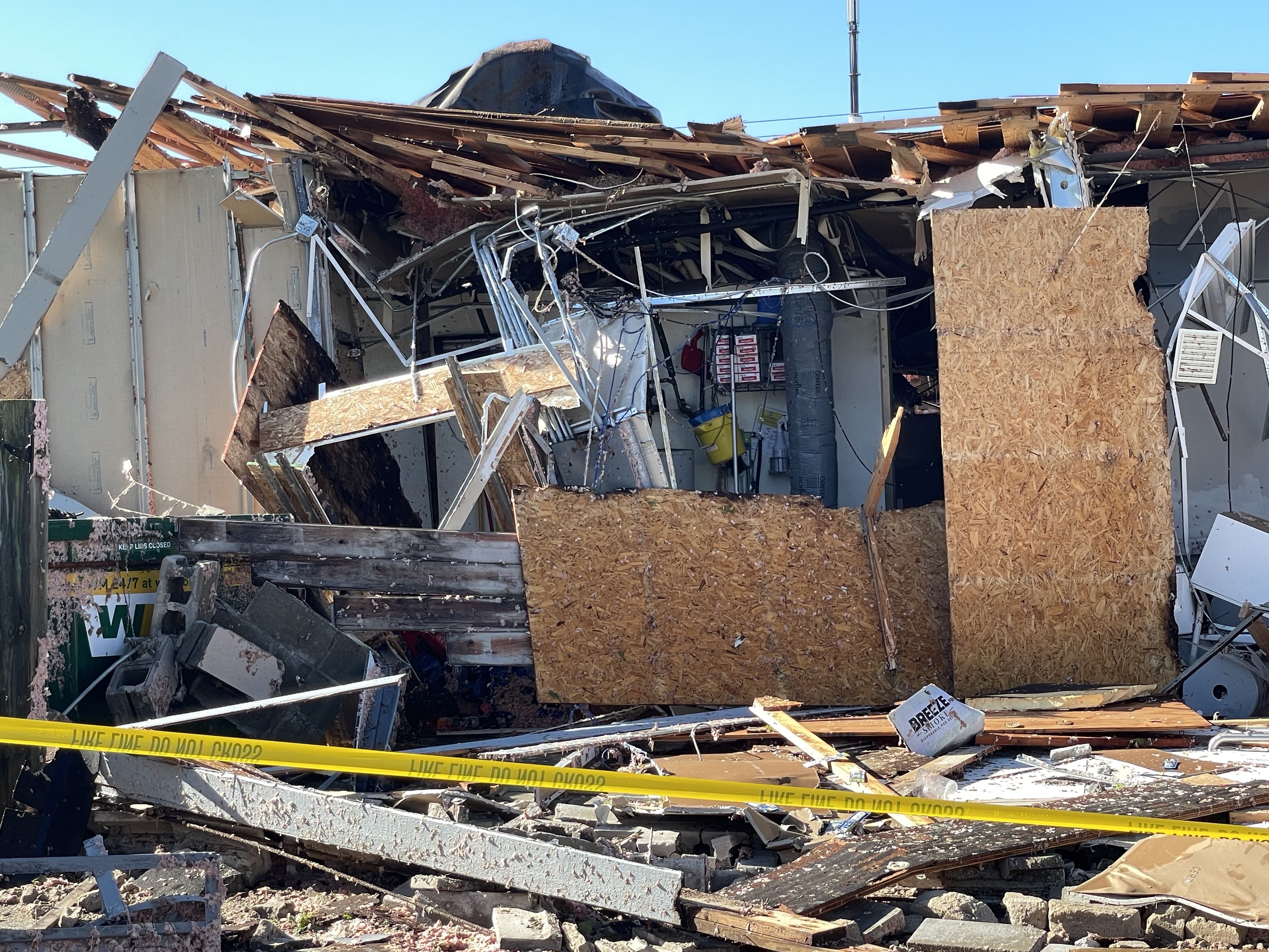 Tornado damage to businesses on Centre Avenue - mlive.com