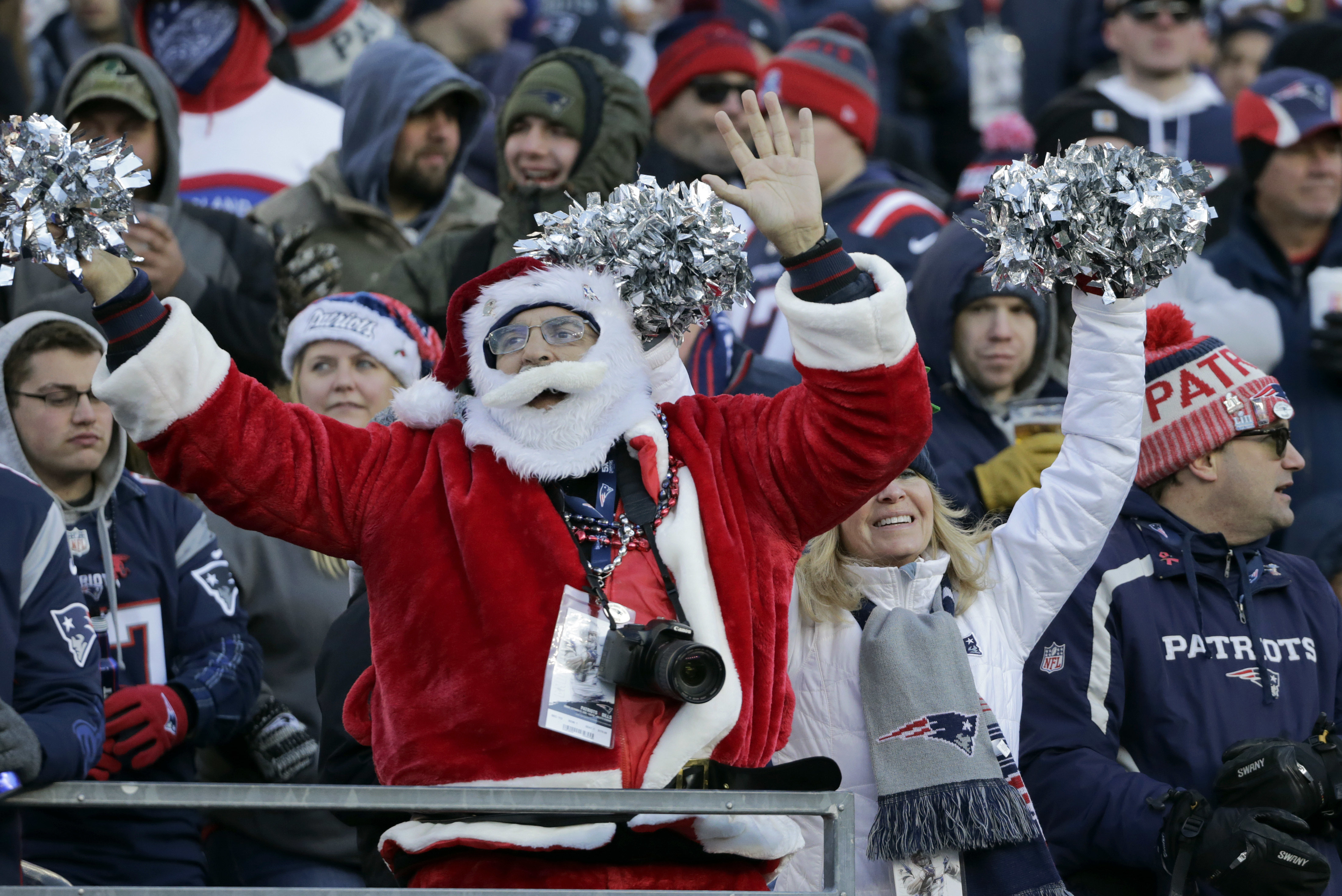 Sights & Sounds from the Christmas Eve Game at Gillette Stadium vs. Bengals