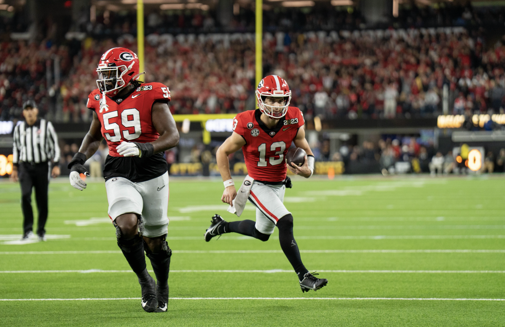 Georgia blasts TCU 65-7 in the College Football Playoff championship game,  wins back-to-back titles