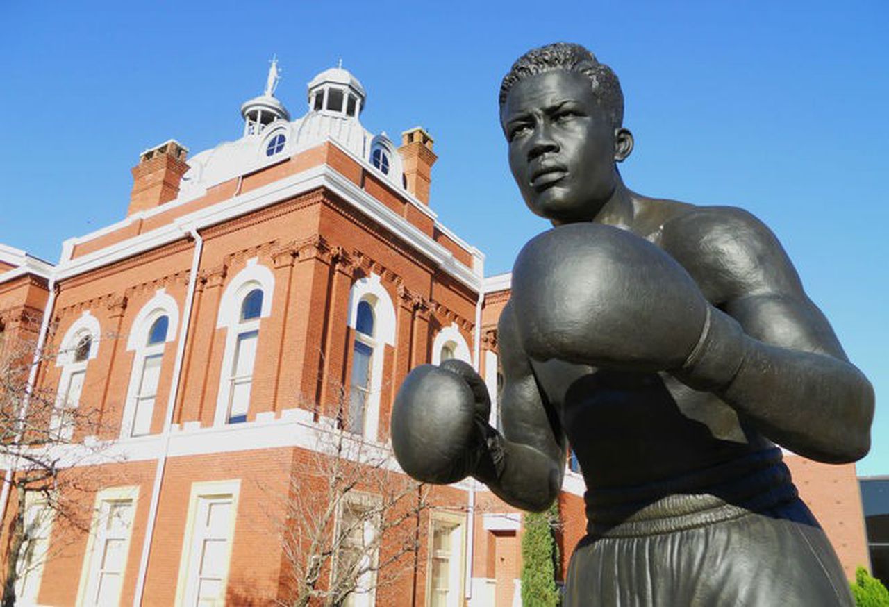 Vintage Child's joe Louis Boxing Gloves