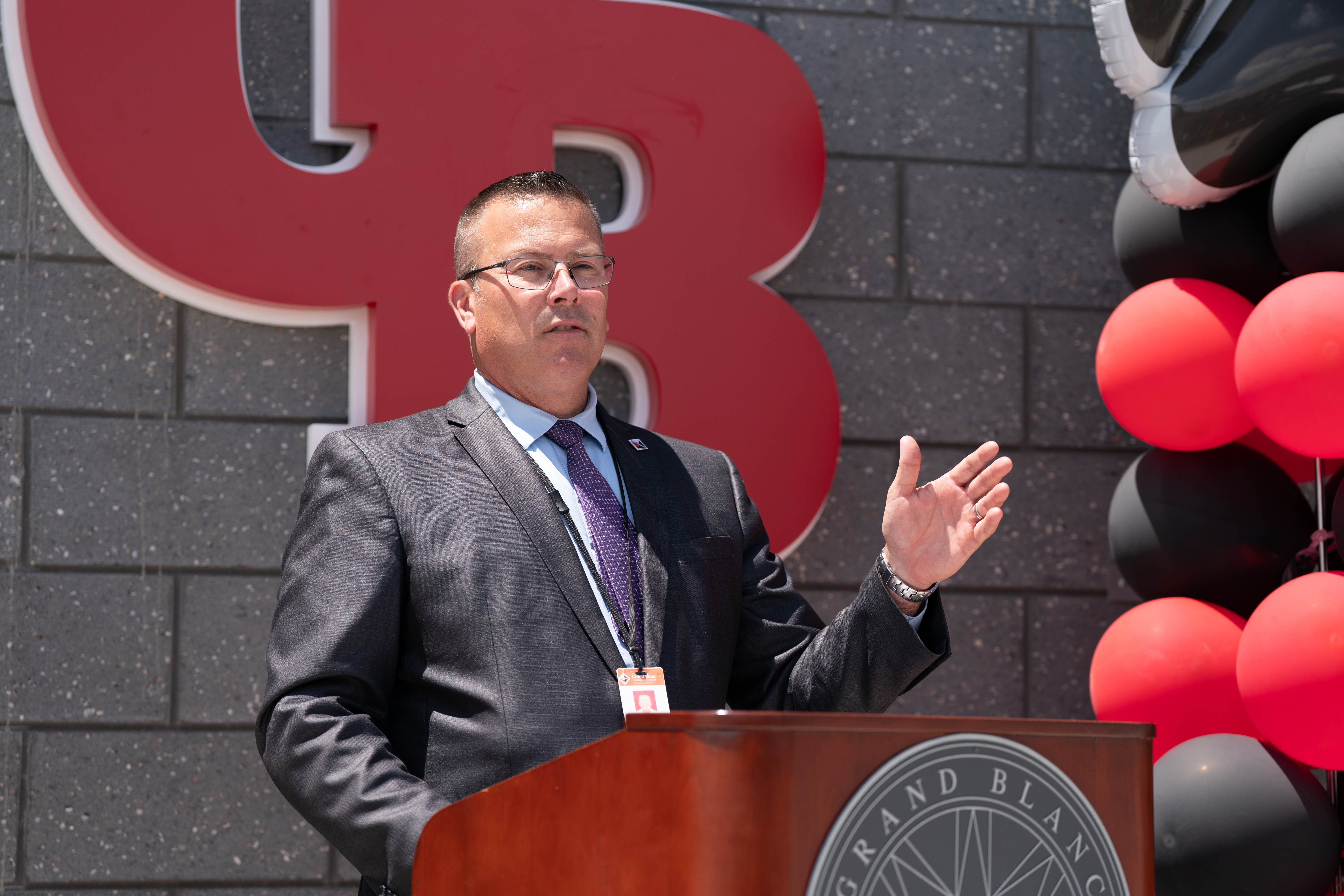 Ribbon cutting ceremony of new Grand Blanc High School sports facility -  mlive.com