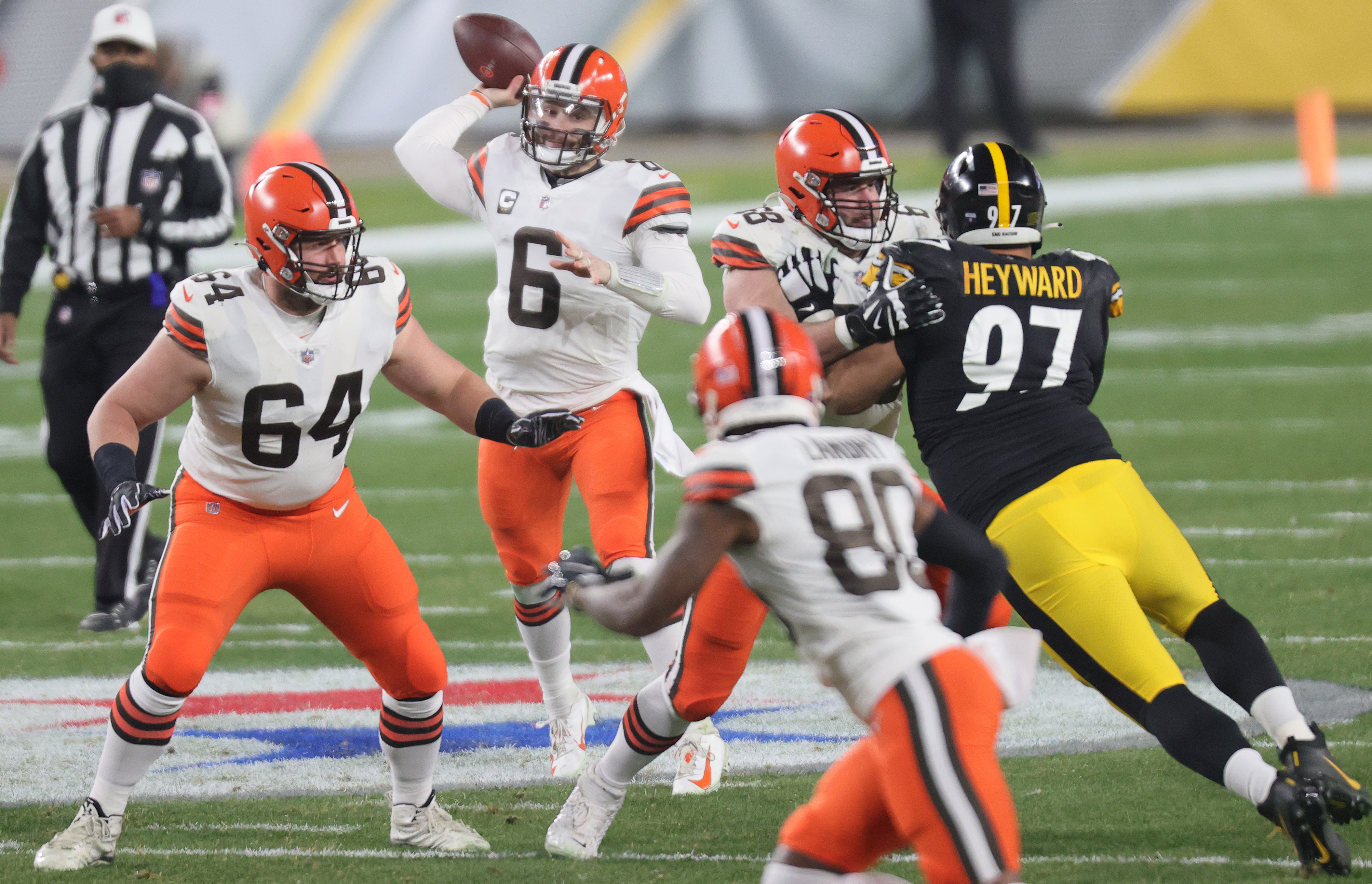 Browns wild card photos:  photographers' favorite pictures  from win over Steelers 