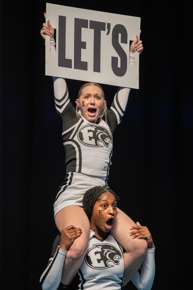 CV, CD East and CD in 2023 Competitive Cheer State Championships ...