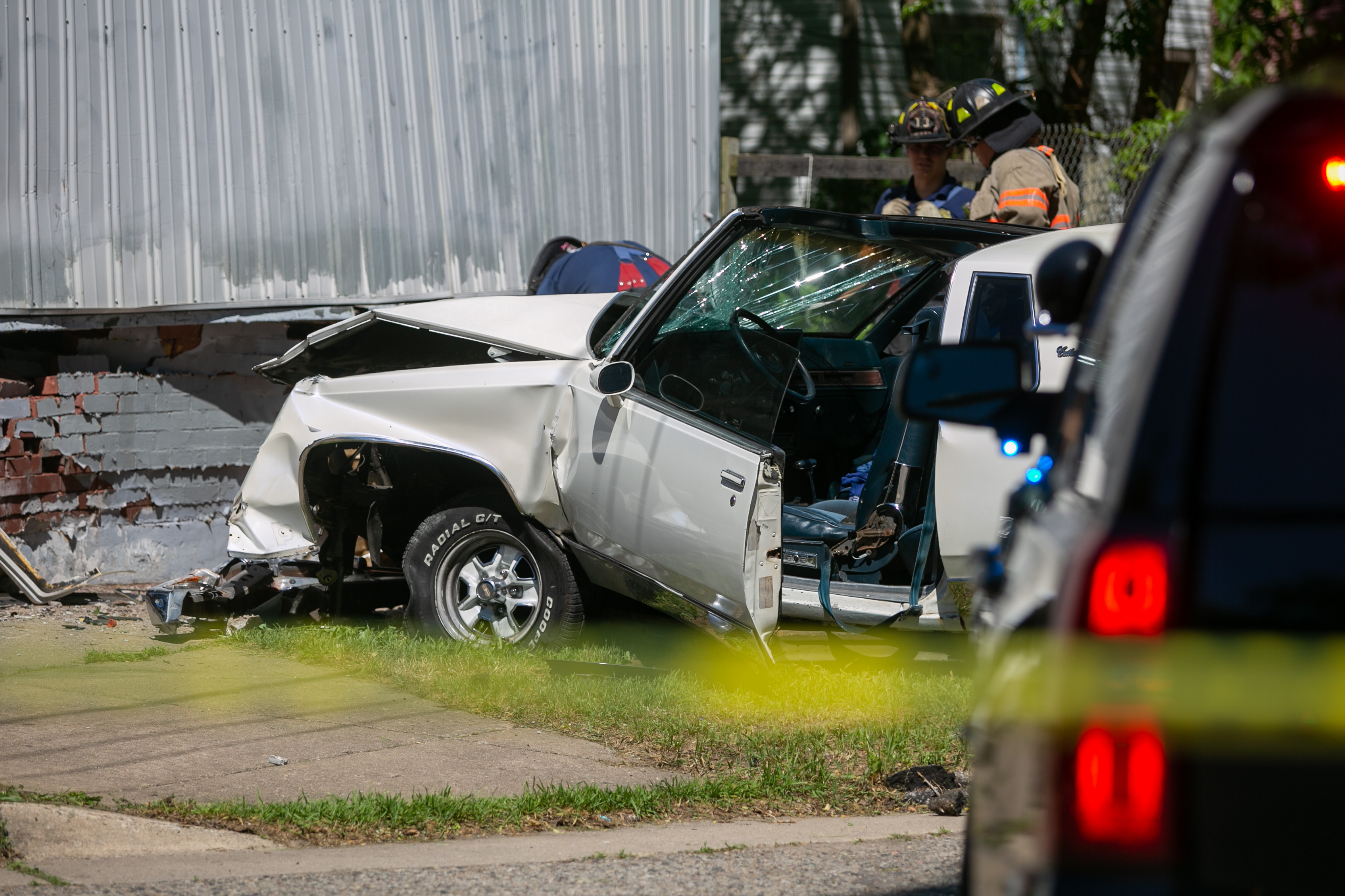 Stolen vehicle crashes into building after police pursuit - mlive.com