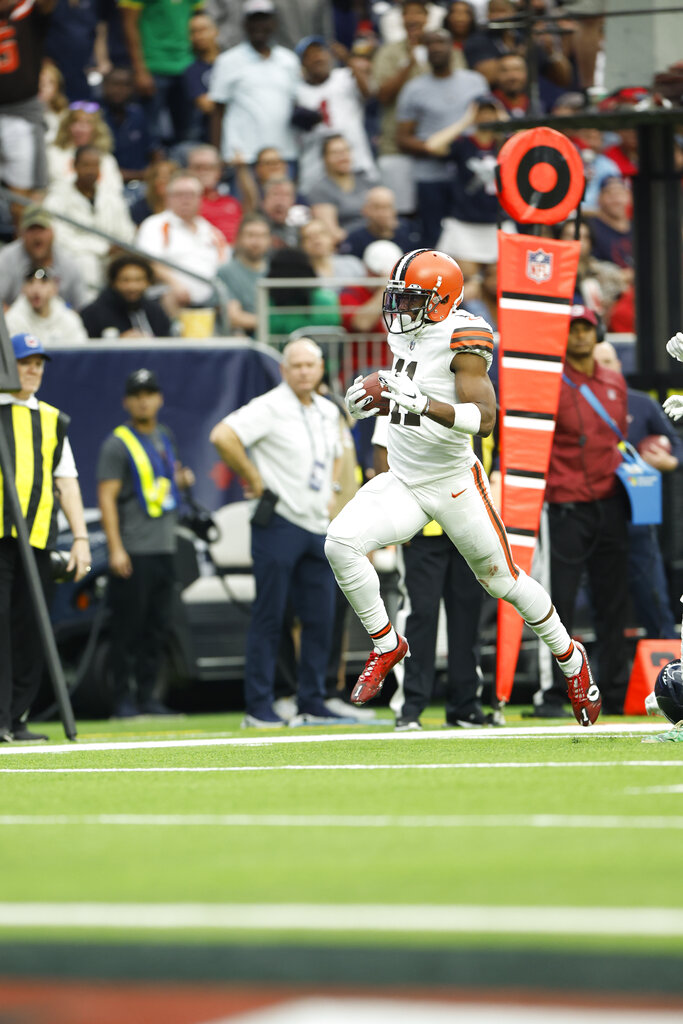 Cleveland Browns receiver Donovan Peoples-Jones vs. Houston Texans,  December 4, 2022 