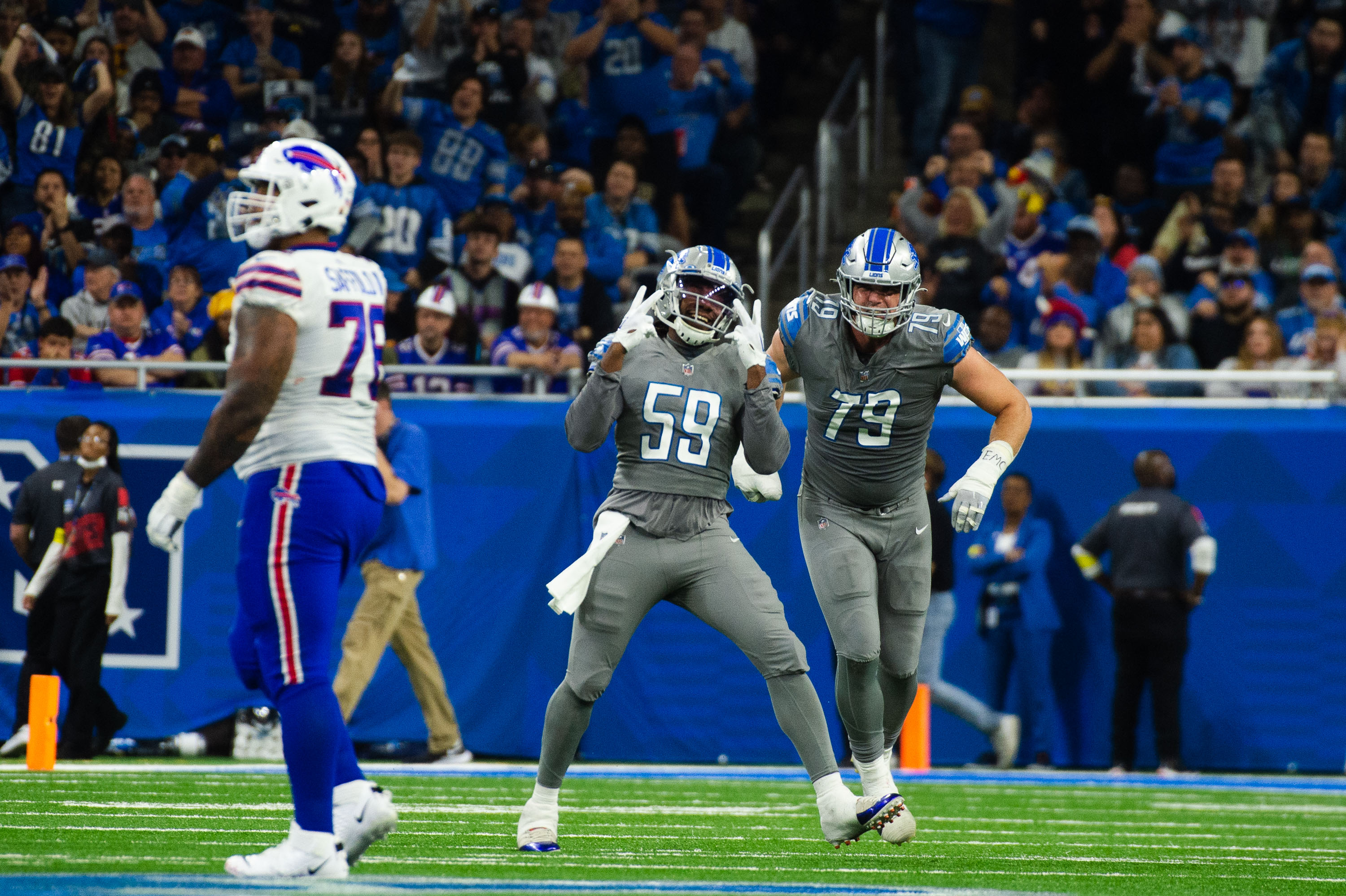 Lions' James Houston wants to double sack total this season