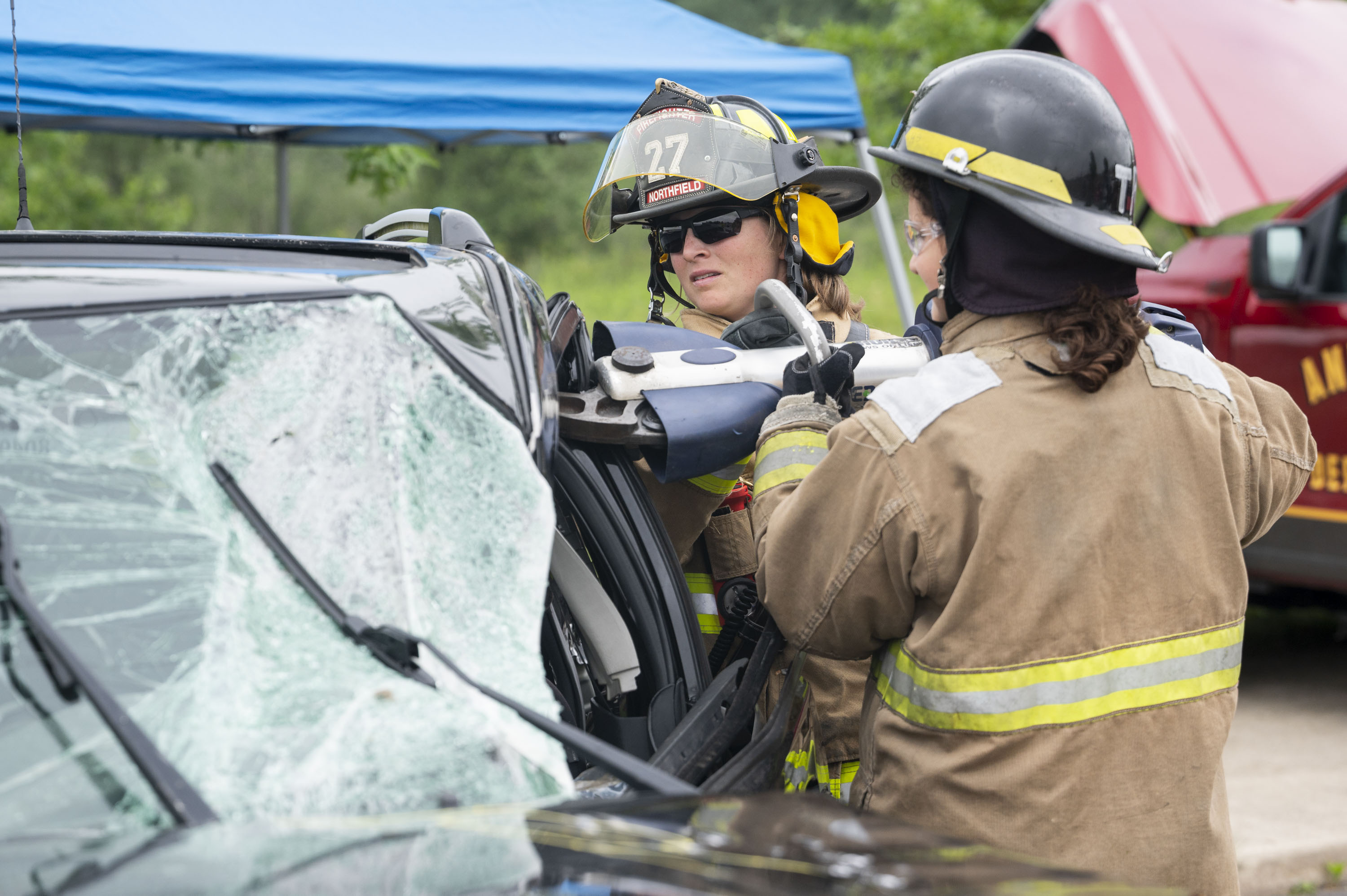 Blaze and Blue camp gives young women an up-close look at firefighting ...