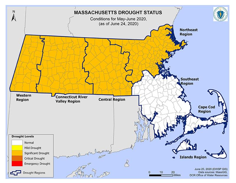Drought conditions reported across the United States, including in ...