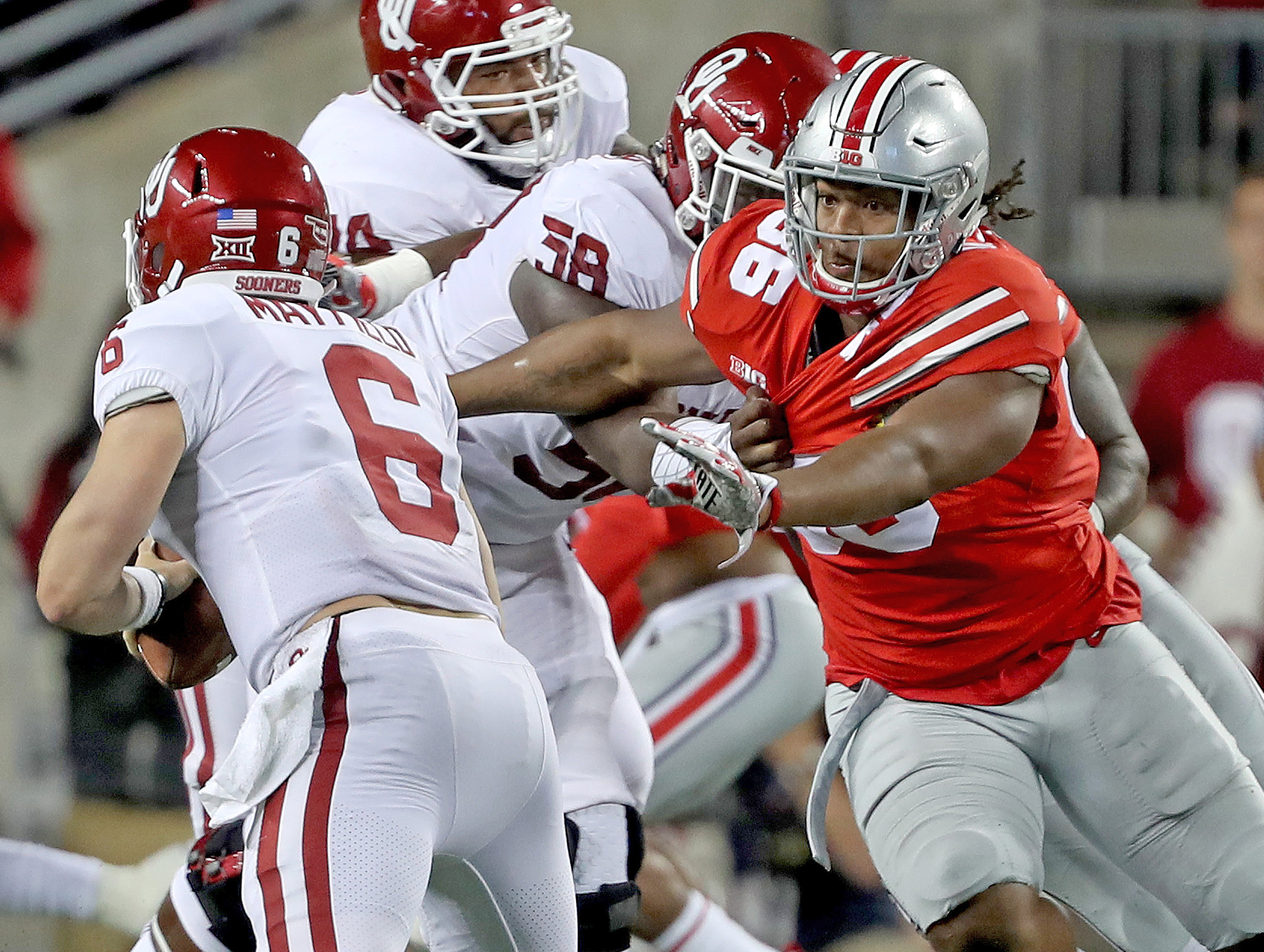 Quarterback Justin Fields, shot put national champion Adelaide Aquilla  named Ohio State Athletes of the Year 