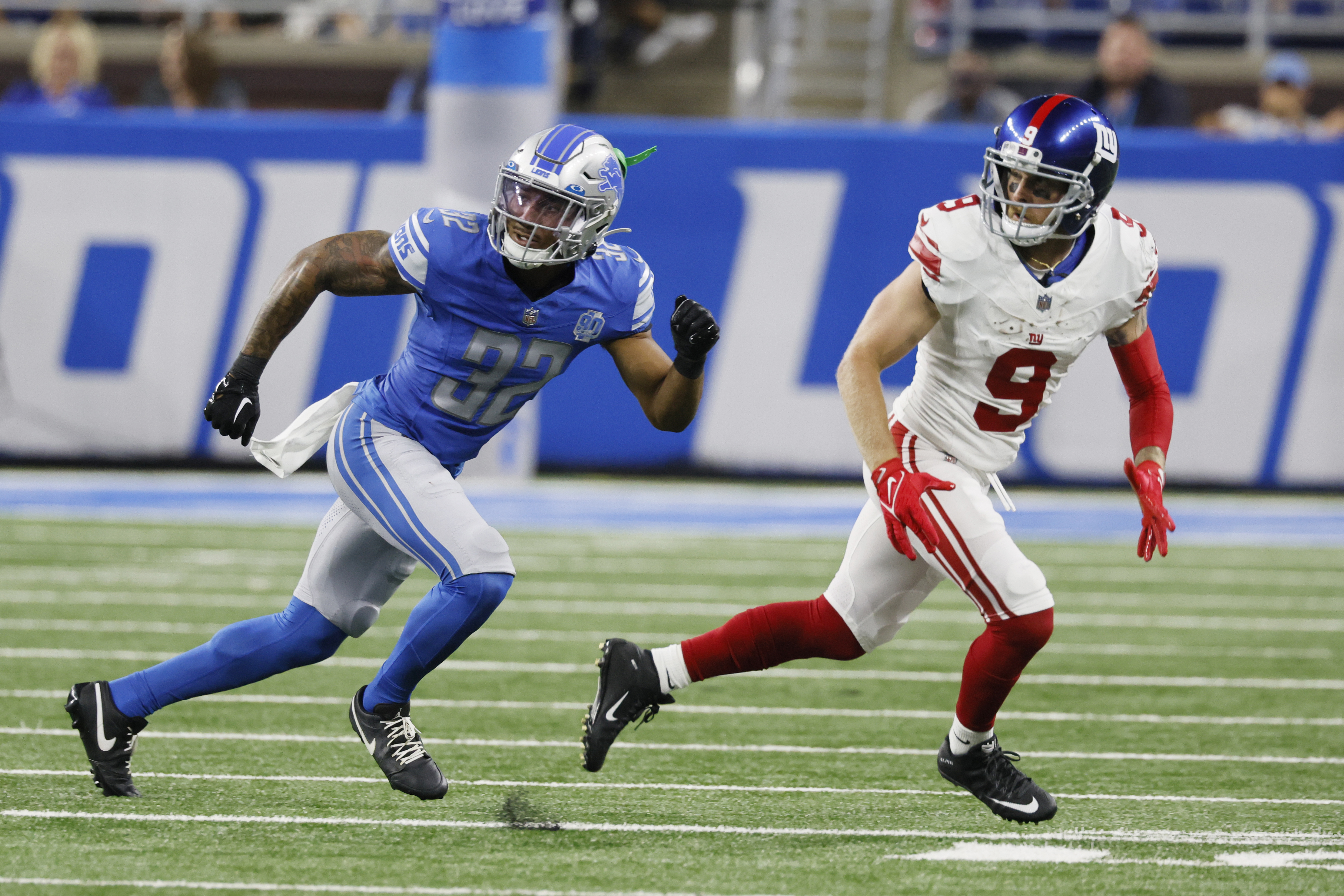 Giants drop preseason opener to Lions on undrafted rookie Adrian