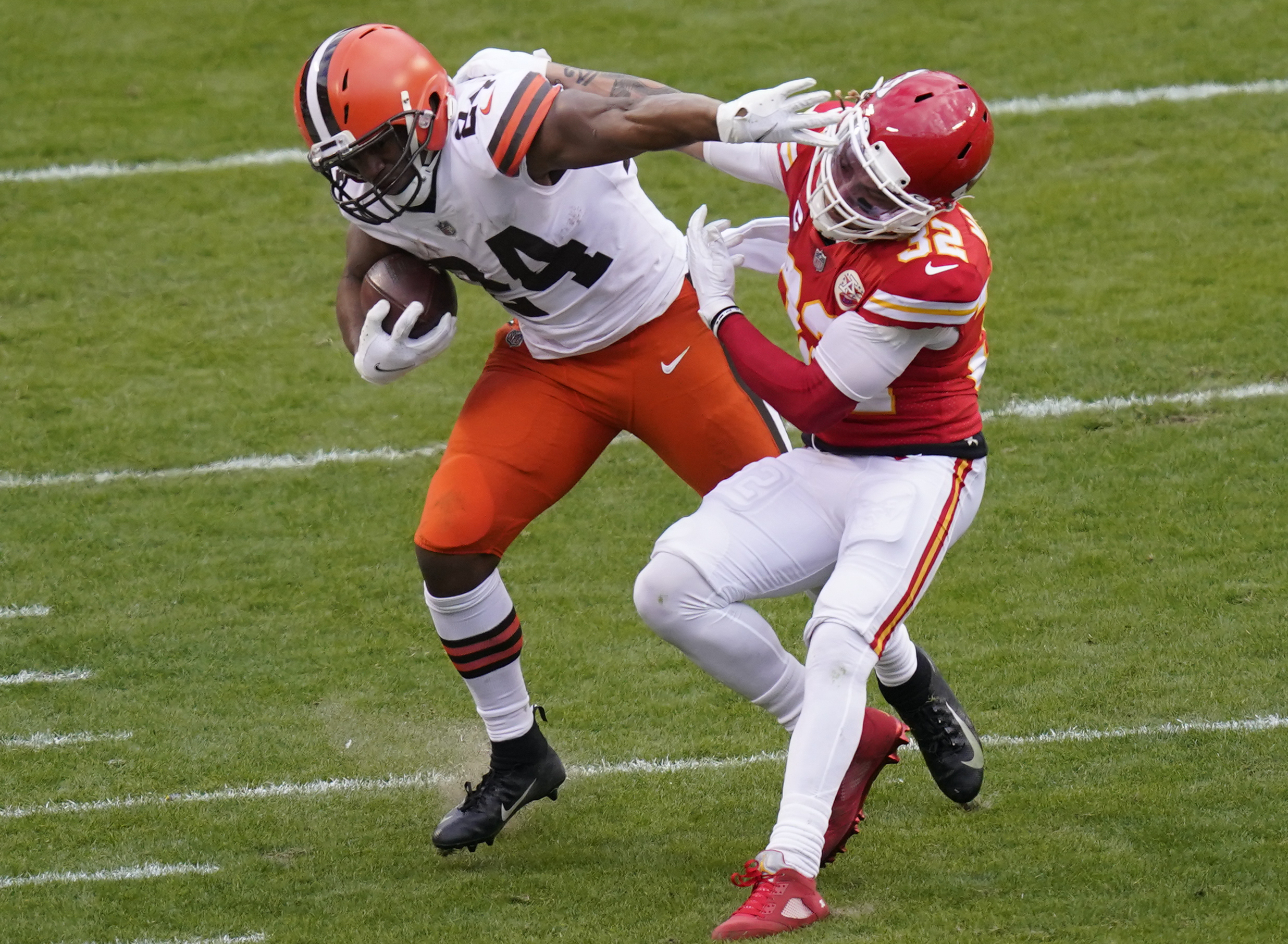 Browns will be riding big emotional high against the Chiefs on