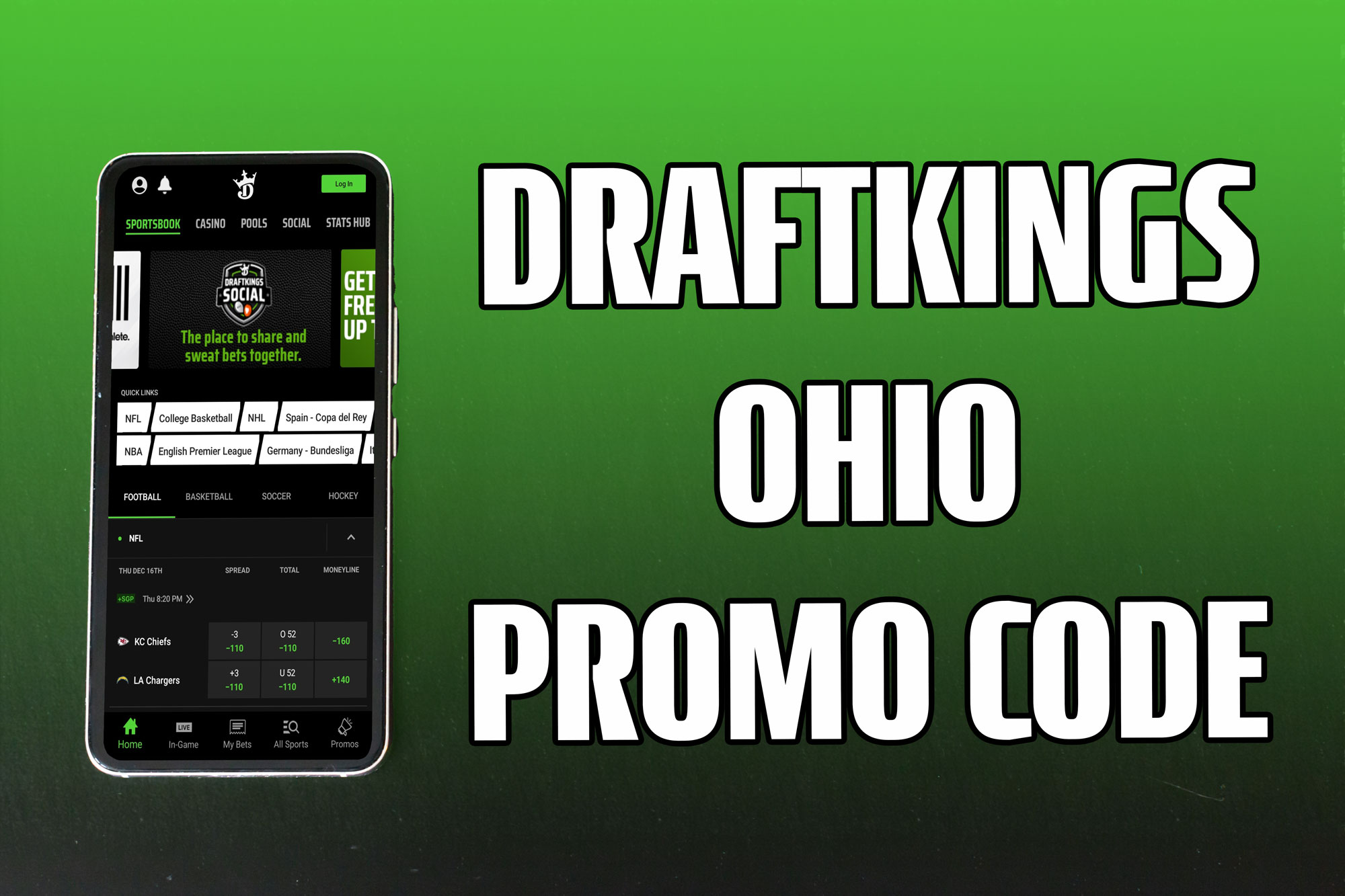 DraftKings promo code Ohio: $200 bonus for Bengals, Browns next