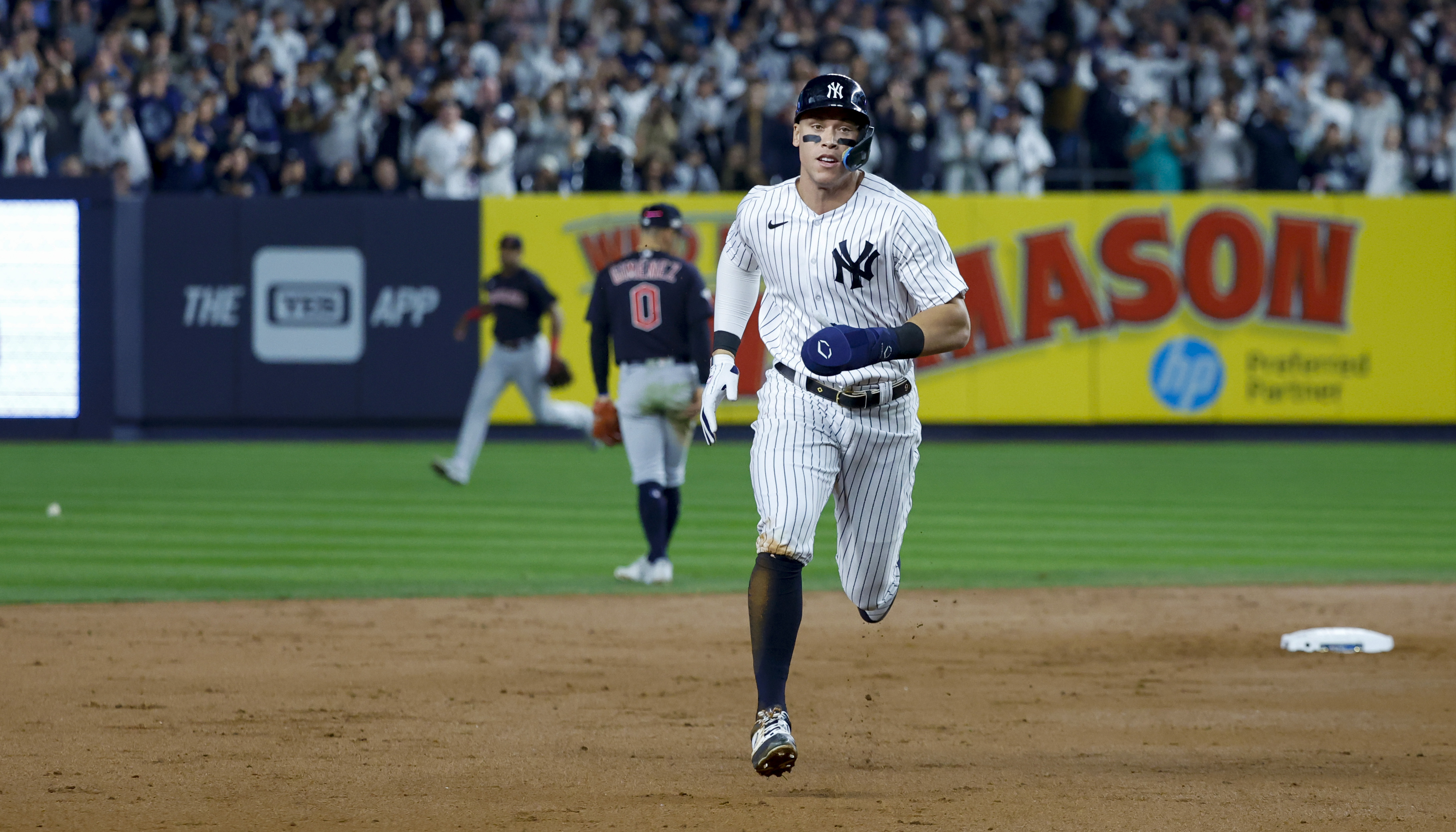 New York Yankees defeat the Cleveland Guardians, ALDS Game 1