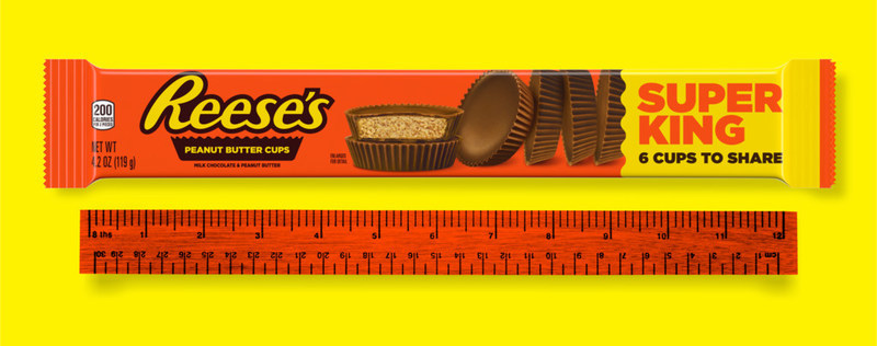 Now this is a stocking stuffer - Reese's unveils six-pack of peanut butter  cups that's a foot long 