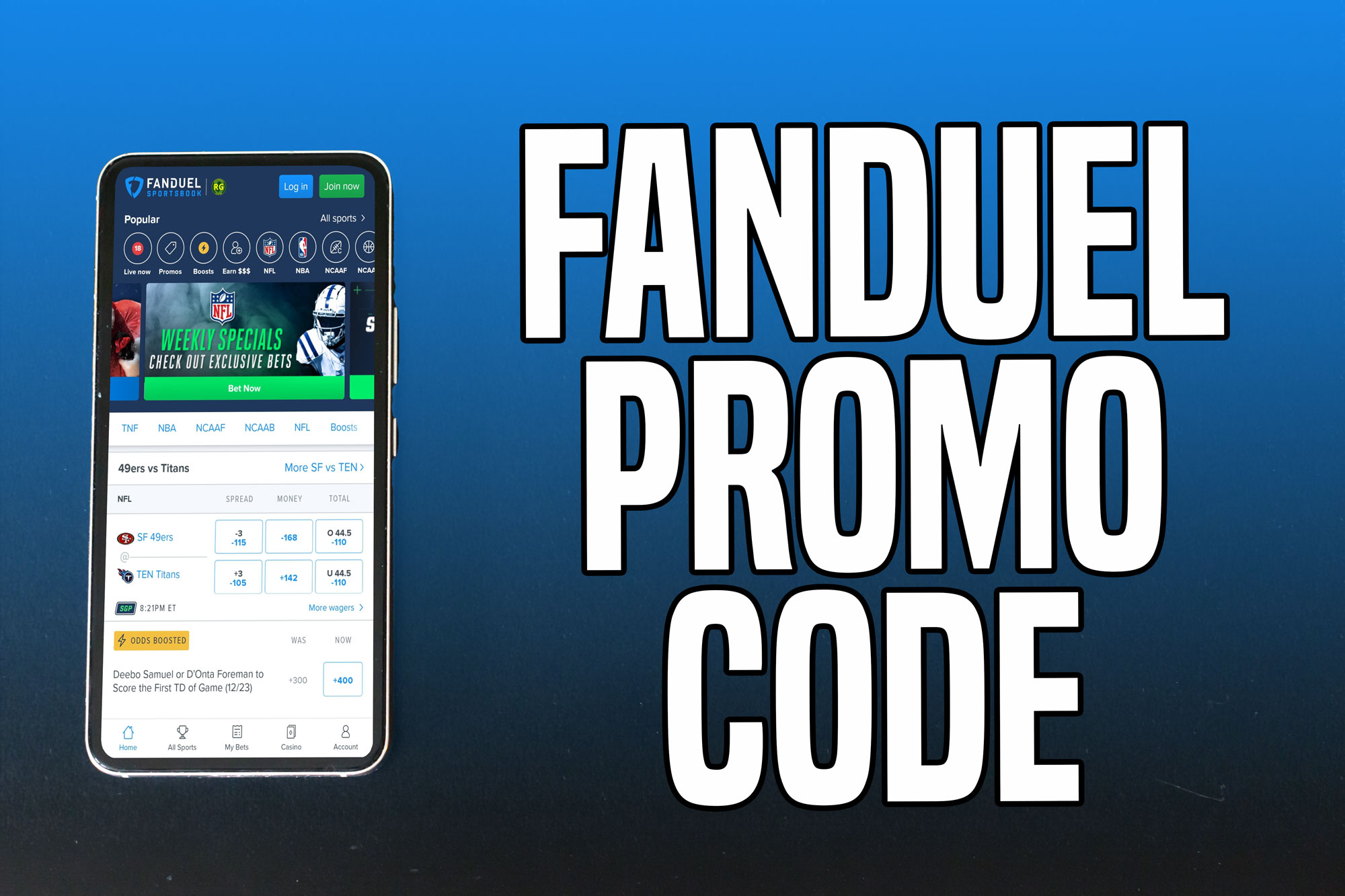 Monday Night Football: FanDuel Promo Code Nets $1,000 No-Sweat Bet