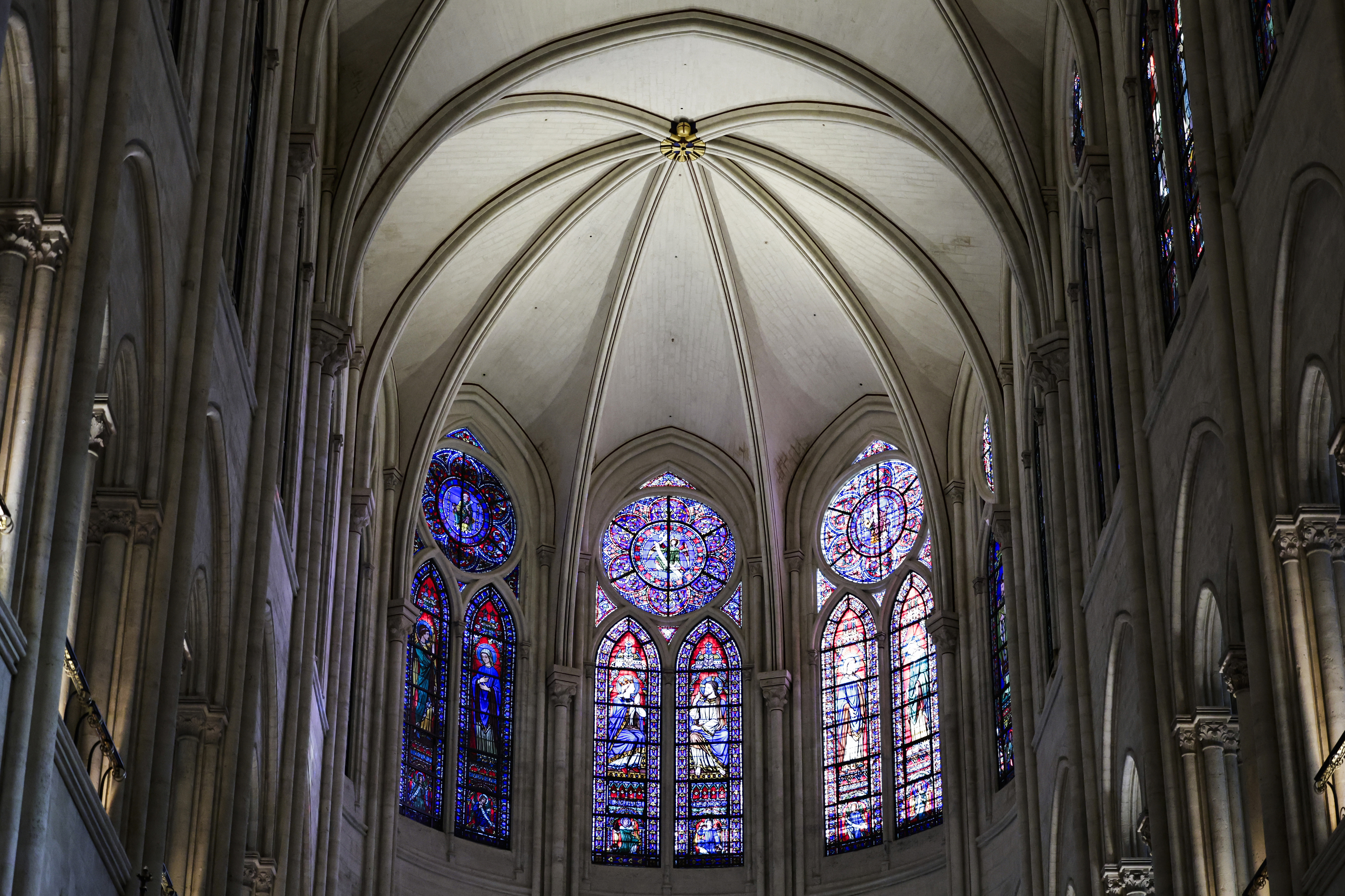 Notre Dame Cathedral unveils rebuilt interior 5 years after